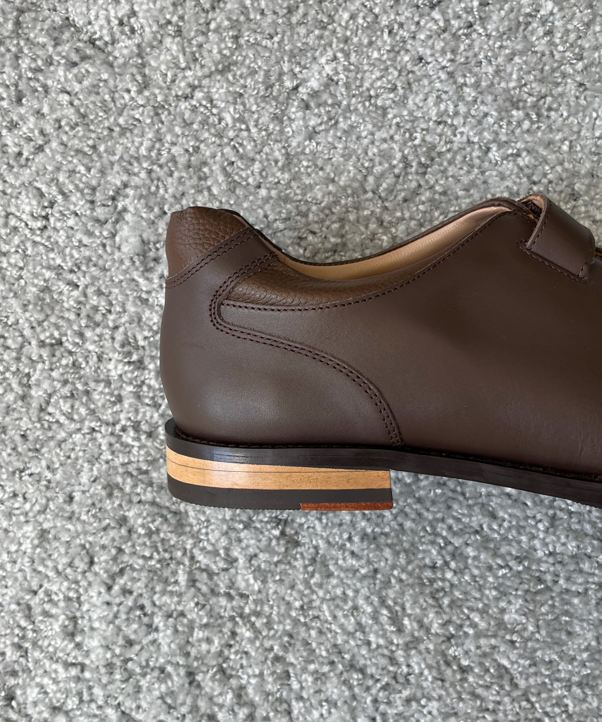 ABELIA EDOWARD GOUCHA Bb shoes "BROWN / WHITE"