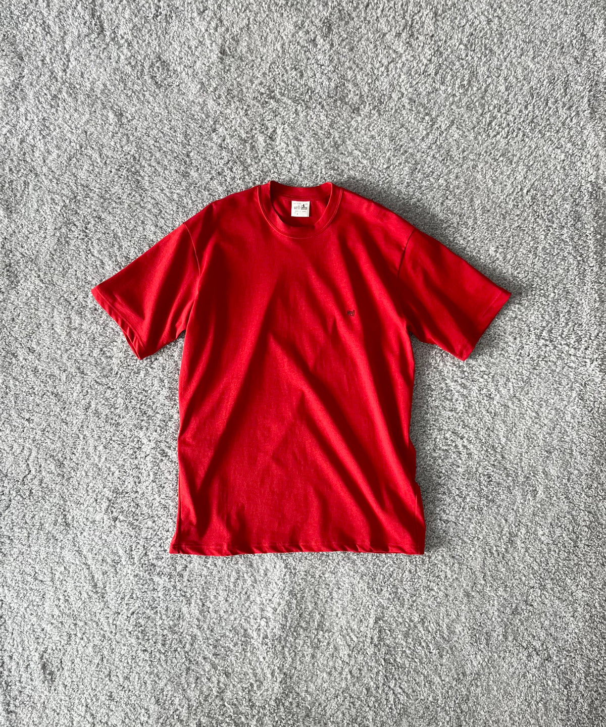 well Titled logo t-shirt "RED"