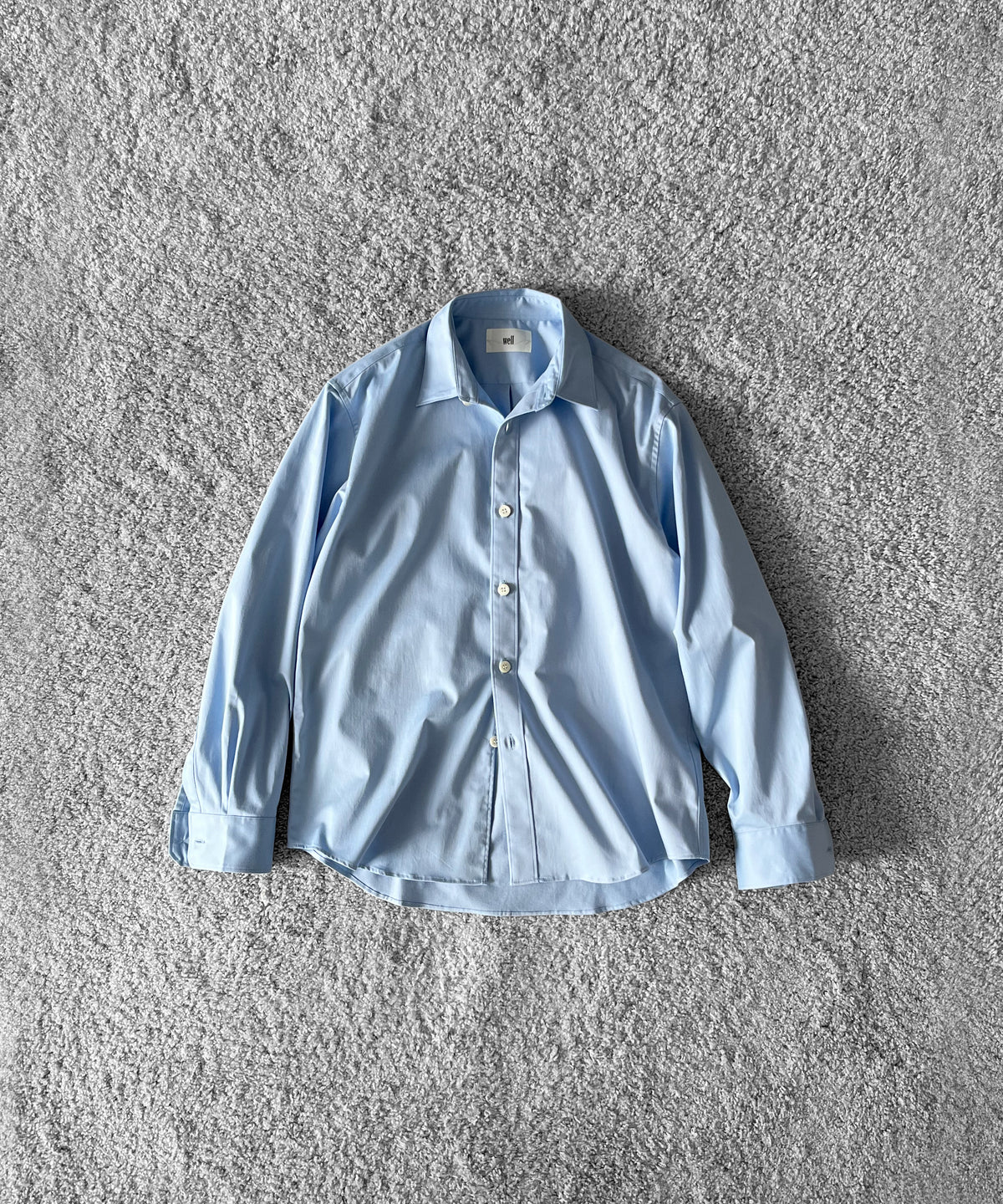 well Buttons position shirt "GRAY"