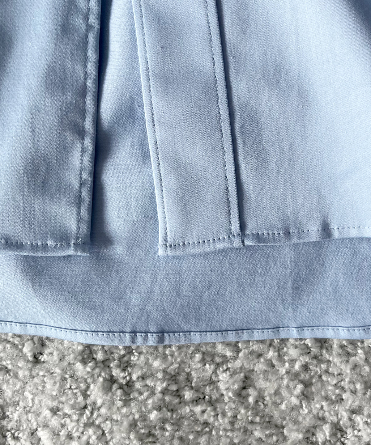 well Buttons position shirt "BLUE"
