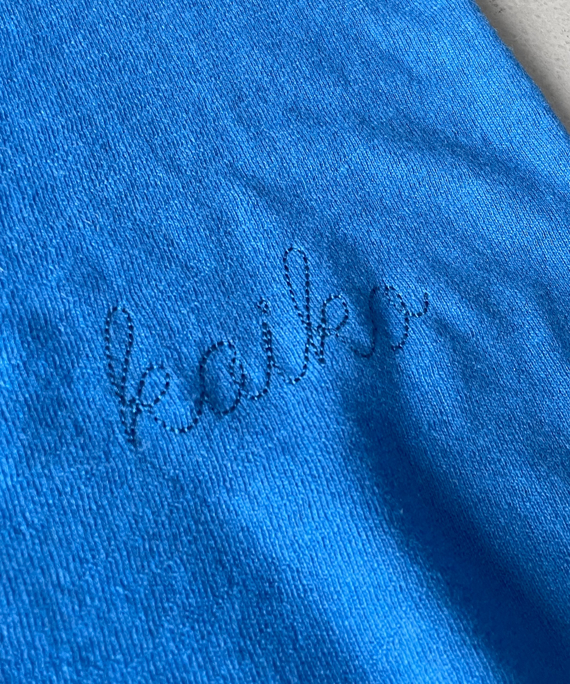 KAIKO Cashmere stole "BLUE"