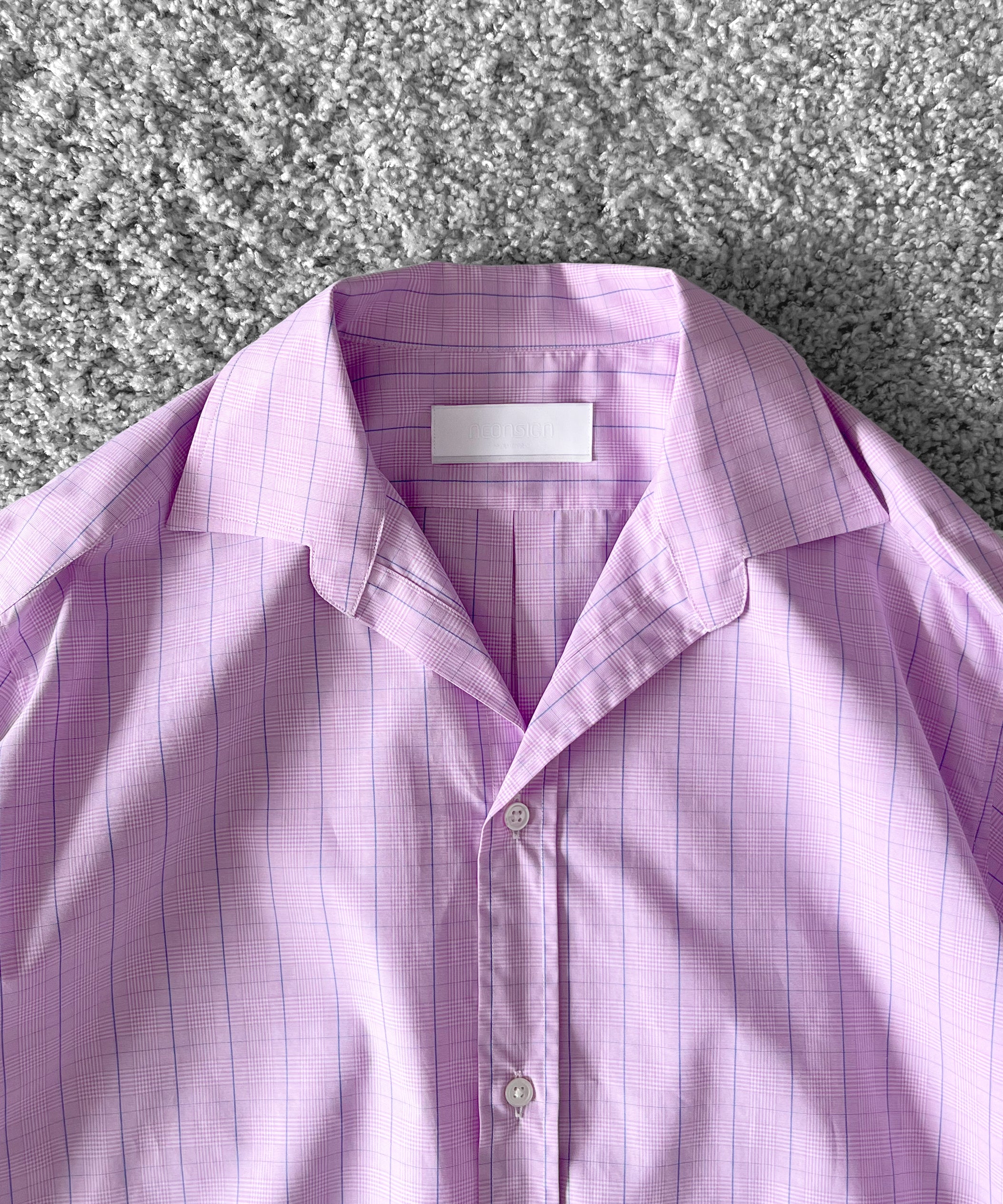 NEONSIGN Unfinished shirt 2.0 "PINK"