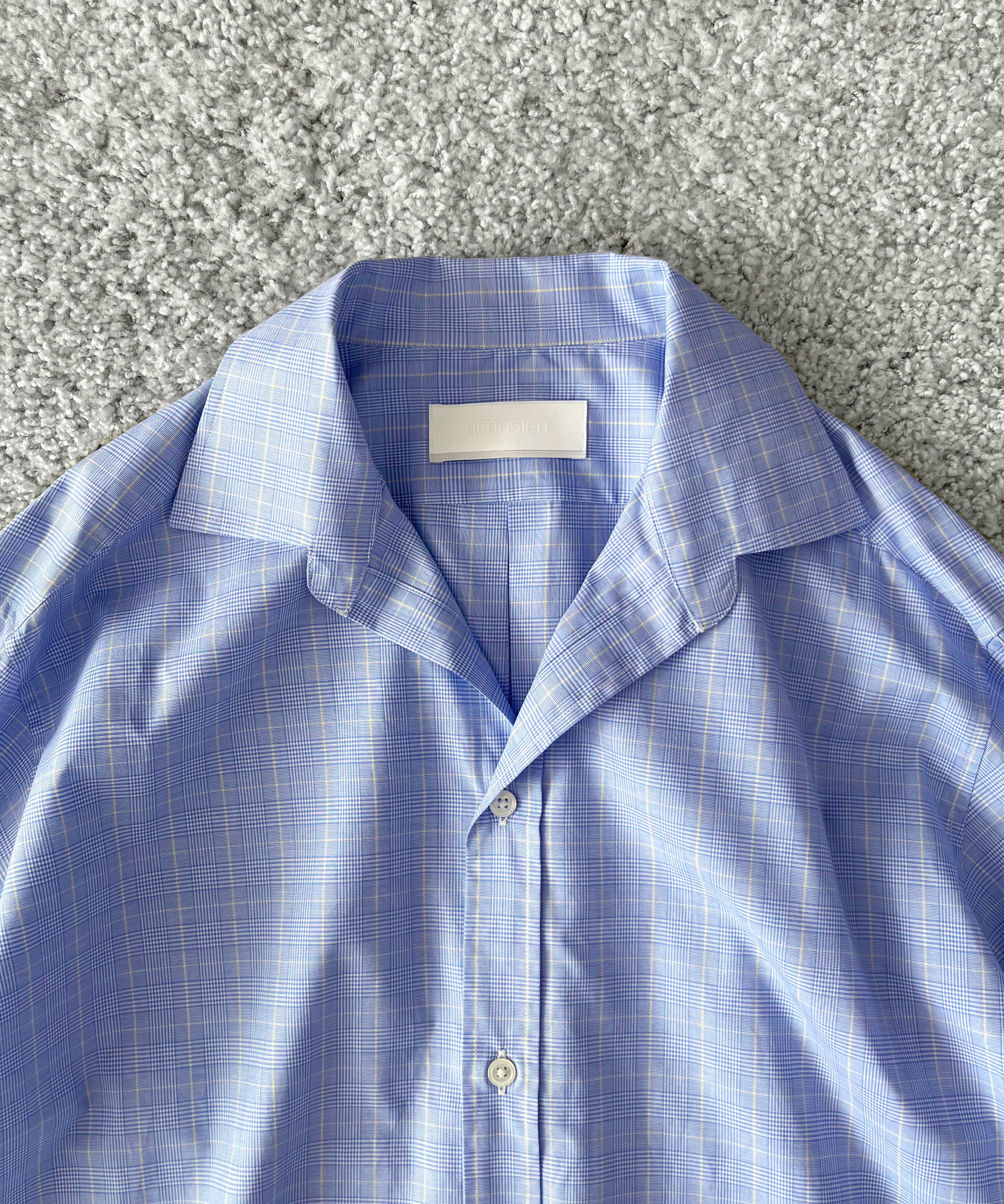 NEONSIGN Unfinished shirt 2.0 "PURPLE"