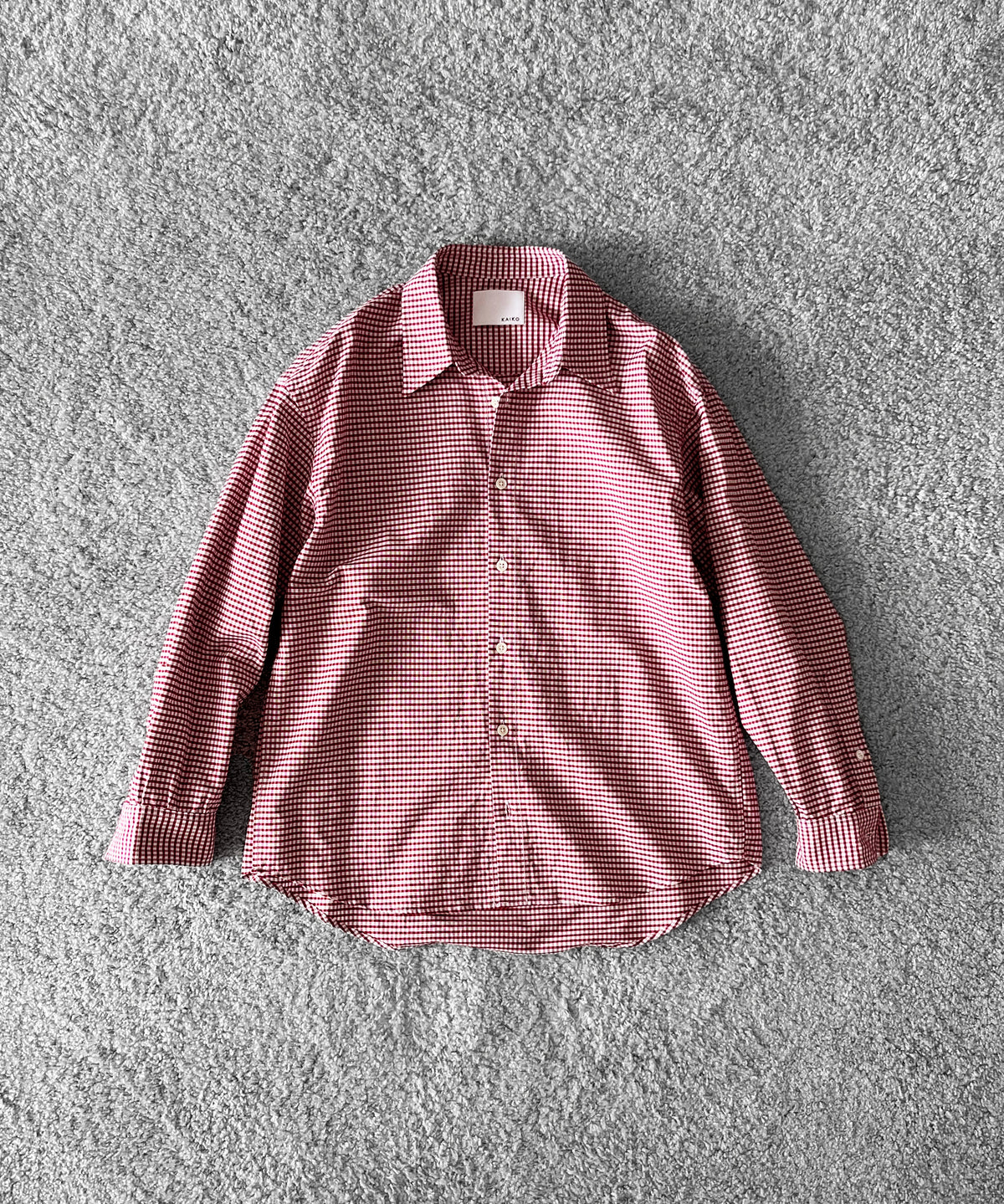KAIKO Regular collar shirt "RED"