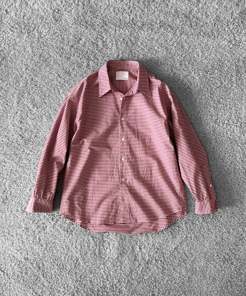 KAIKO Regular collar shirt "NAVY"
