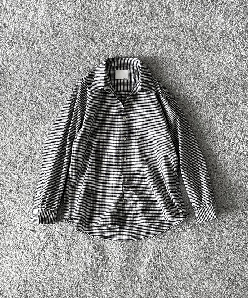 KAIKO Regular collar shirt "BLACK"