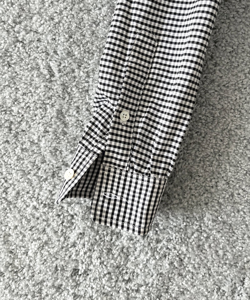 KAIKO Regular collar shirt "BLACK"