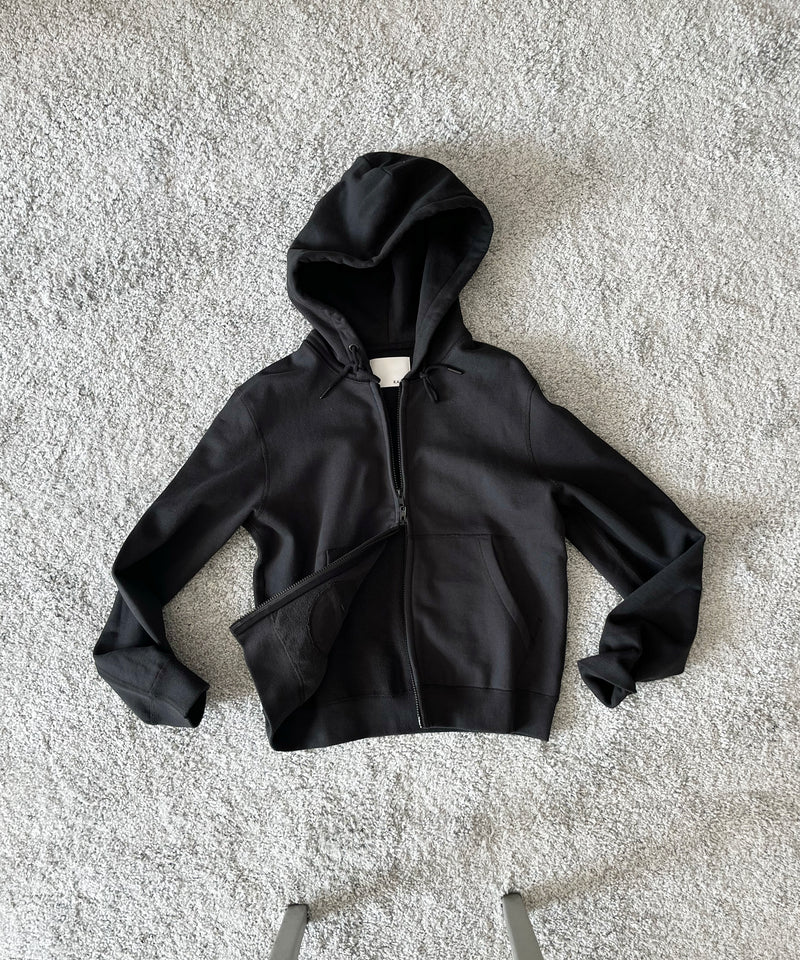 KAIKO Double zip parka "BLACK"