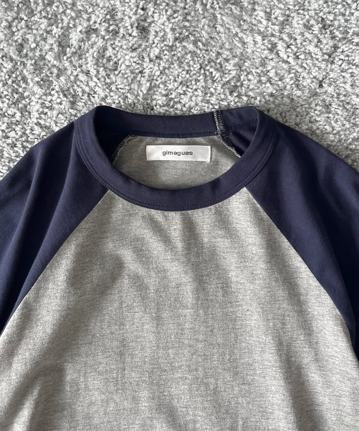 Gimaguas Samuel ls t-shirt "NAVY-GREY"