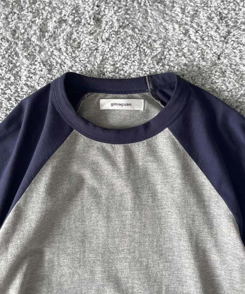 Gimaguas Samuel ls t-shirt "NAVY-GREY"