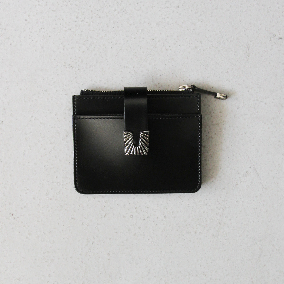 Toga Virilis【トーガビリリース】 leather wallet square tip 