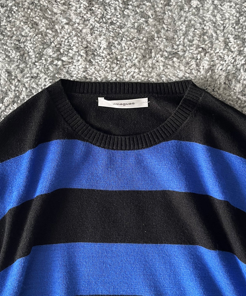 Gimaguas Fran stripes jumper "BLUE-BLACK"