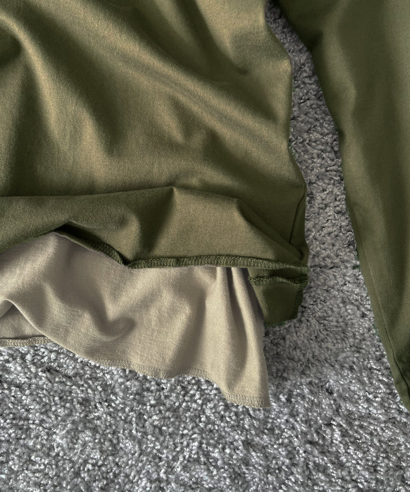 ISSUETHINGS 26b/125-c-01 "OLIVE GREEN & LIGHT GREEN"