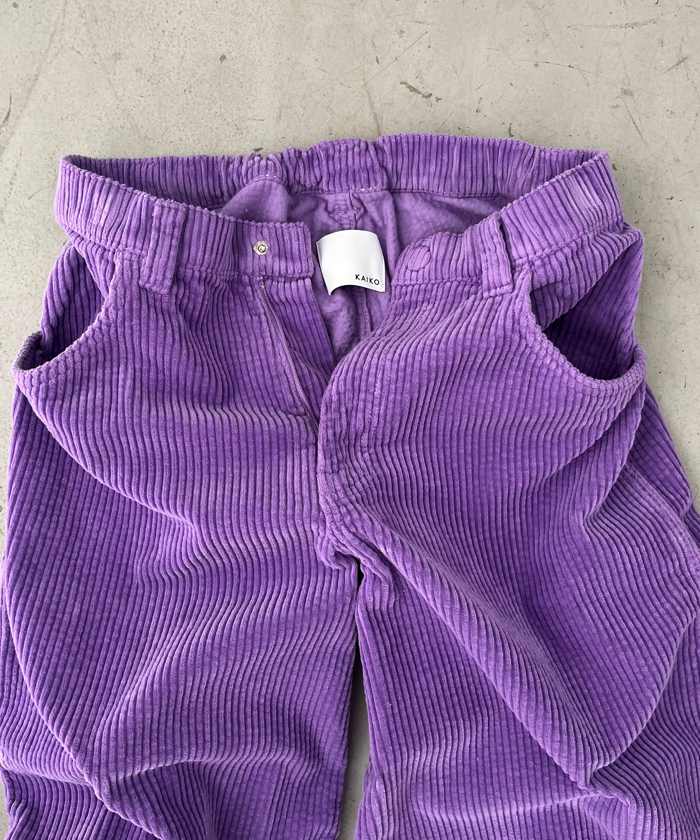KAIKO Colored cord wides "L.PURPLE"