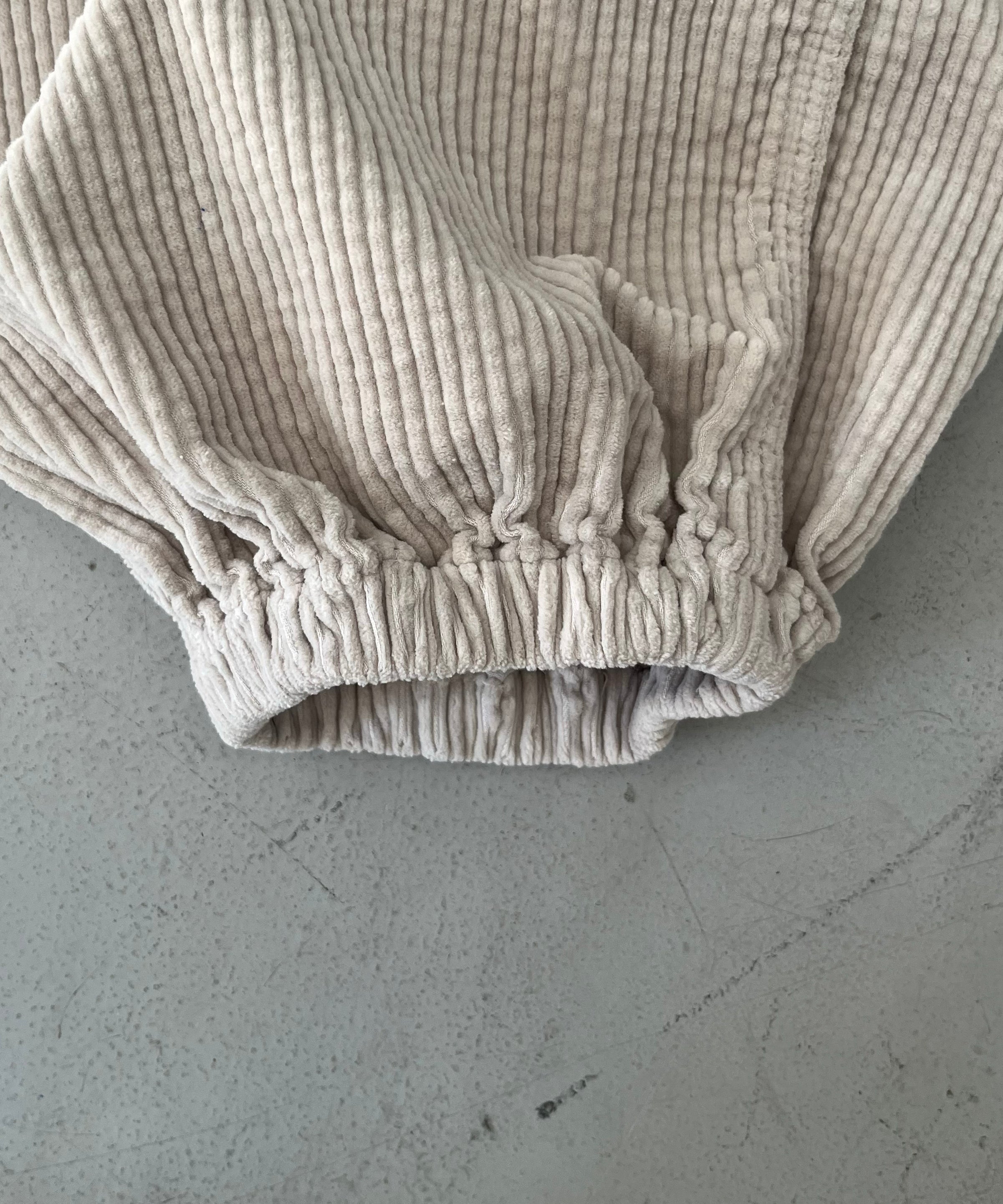 KAIKO Colored cord wides "L.BEIGE"