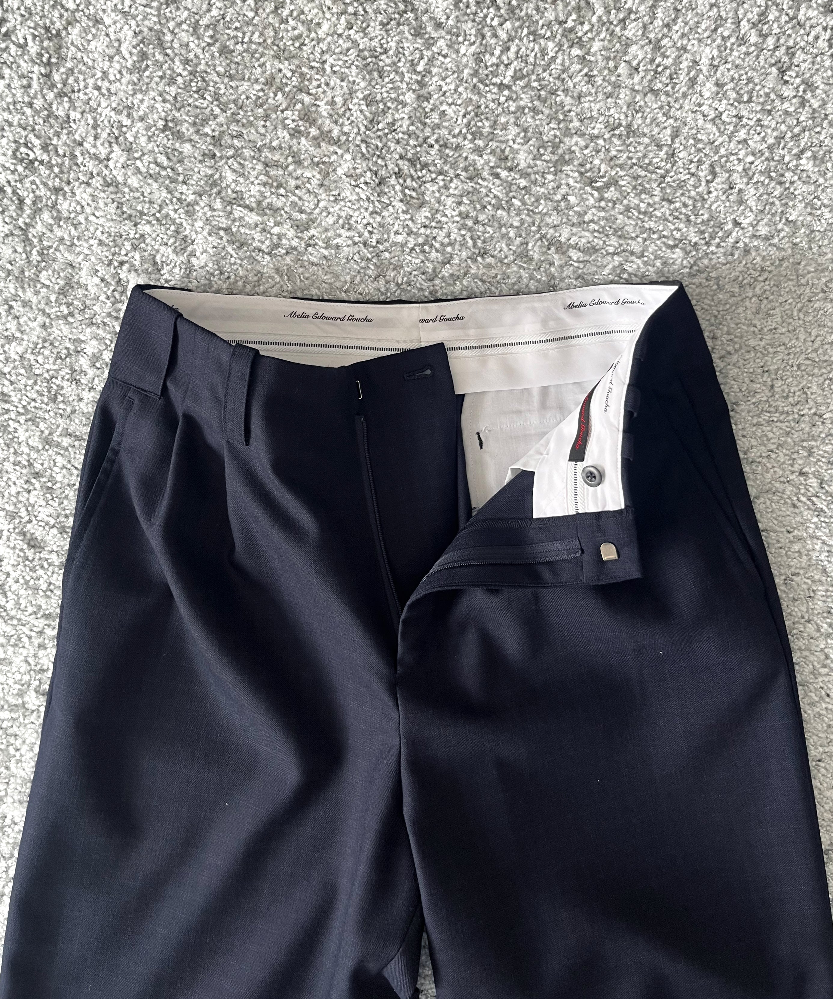 ABELIA EDOWARD GOUCHA Baseball slacks "NAVY"