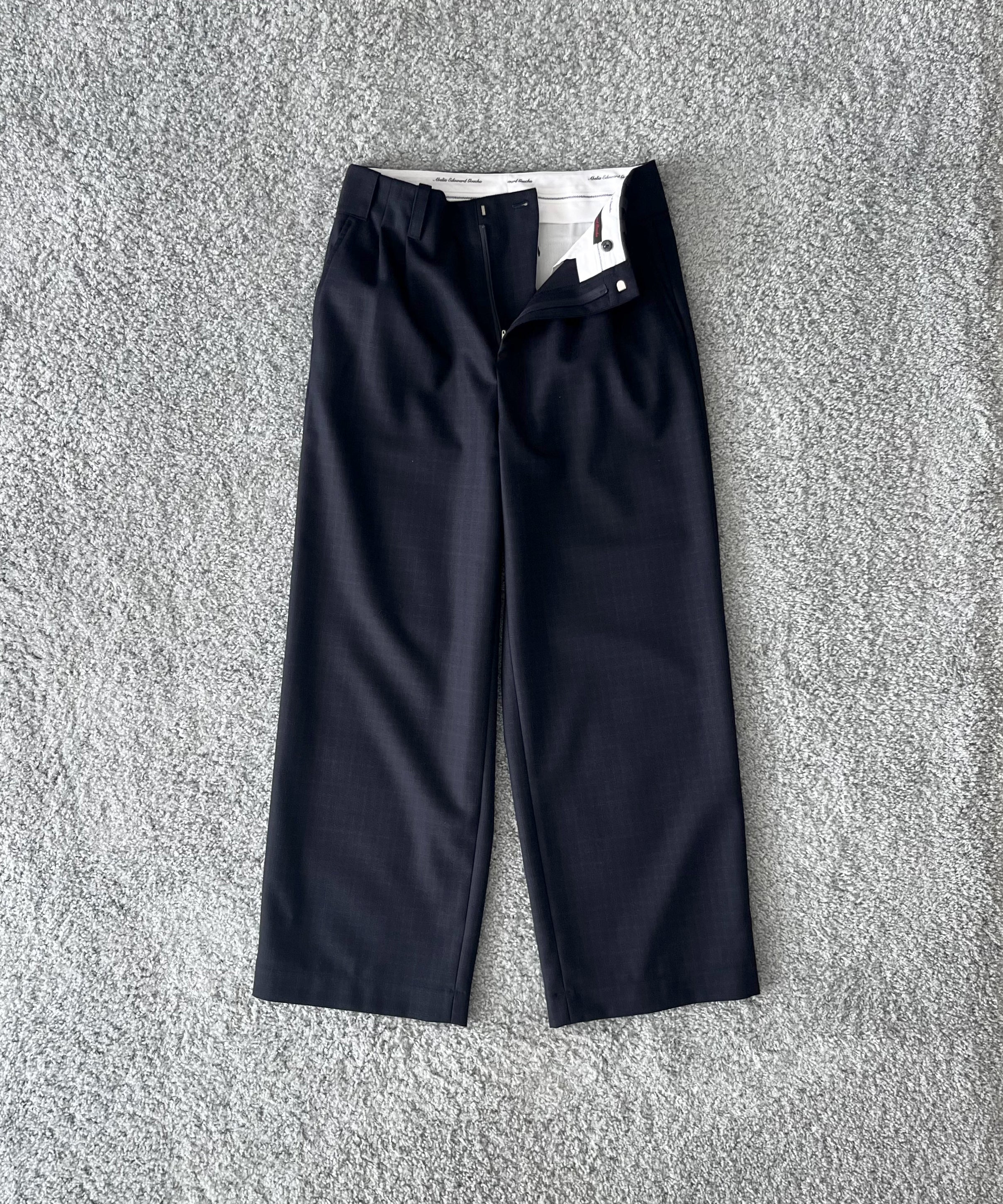 ABELIA EDOWARD GOUCHA Baseball slacks "NAVY"
