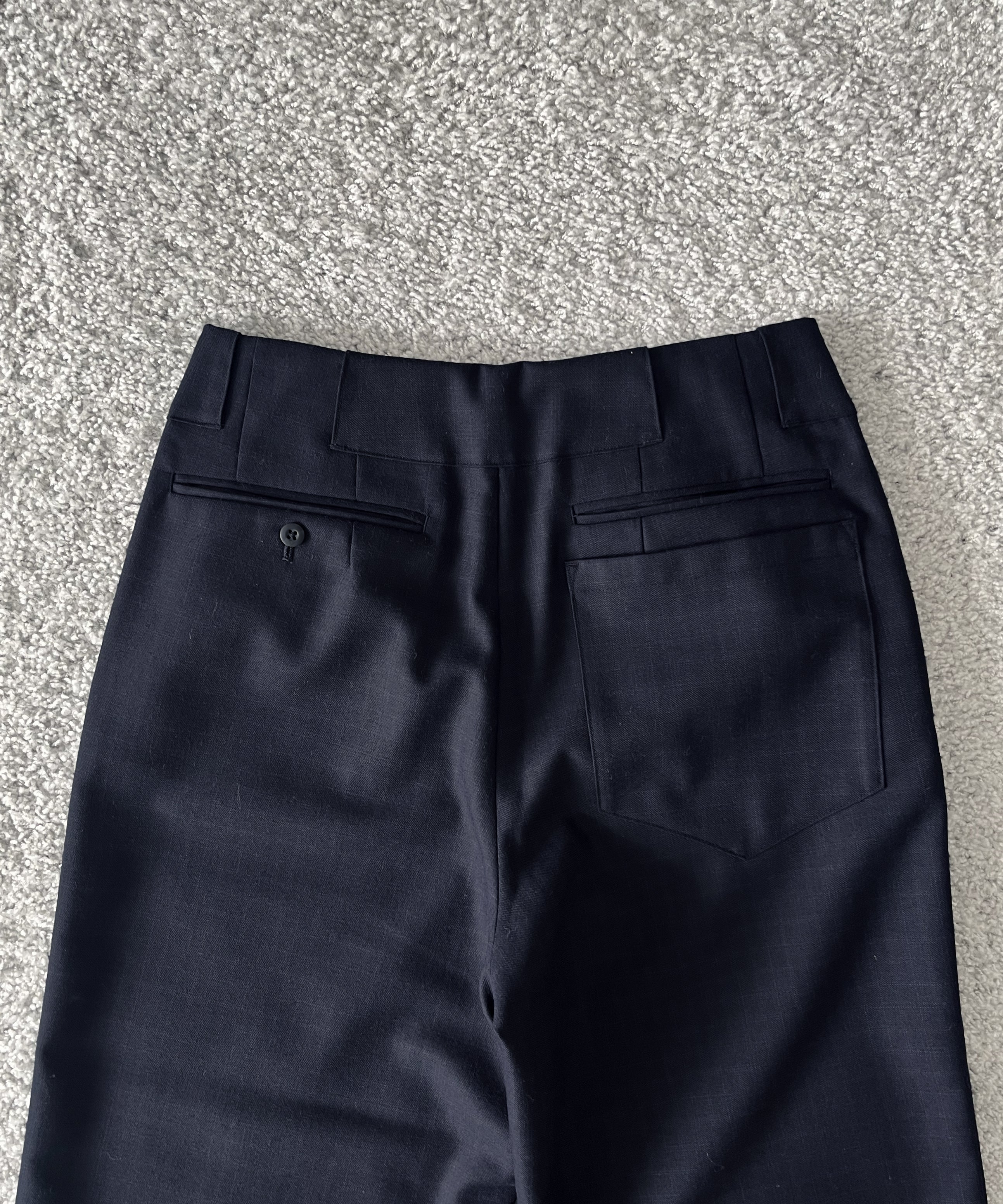 ABELIA EDOWARD GOUCHA Baseball slacks "NAVY"