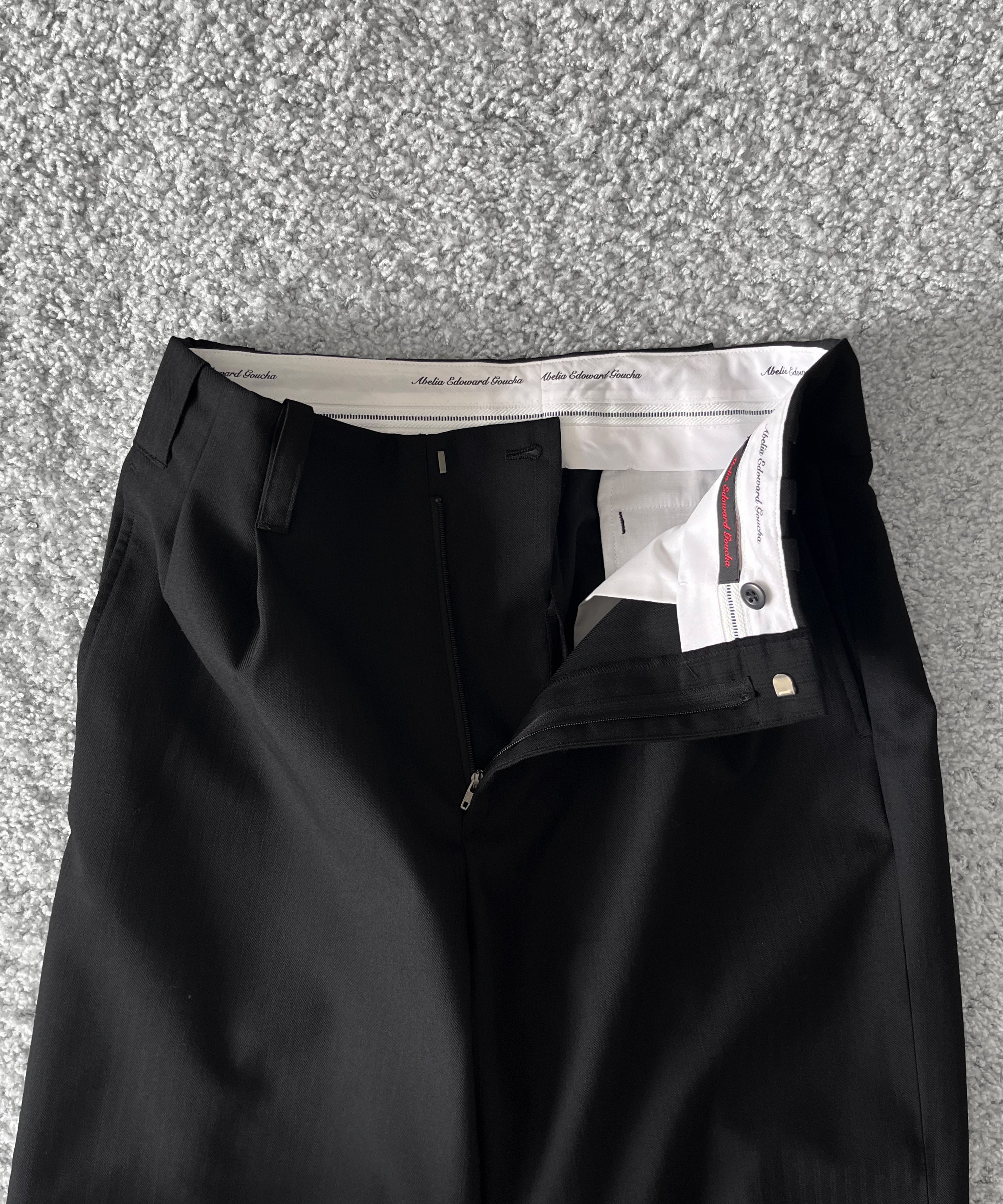 ABELIA EDOWARD GOUCHA Baseball slacks "BLACK"