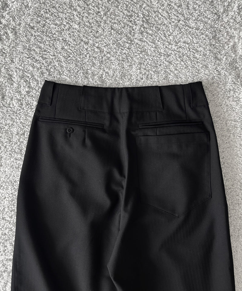 ABELIA EDOWARD GOUCHA Baseball slacks "BLACK"
