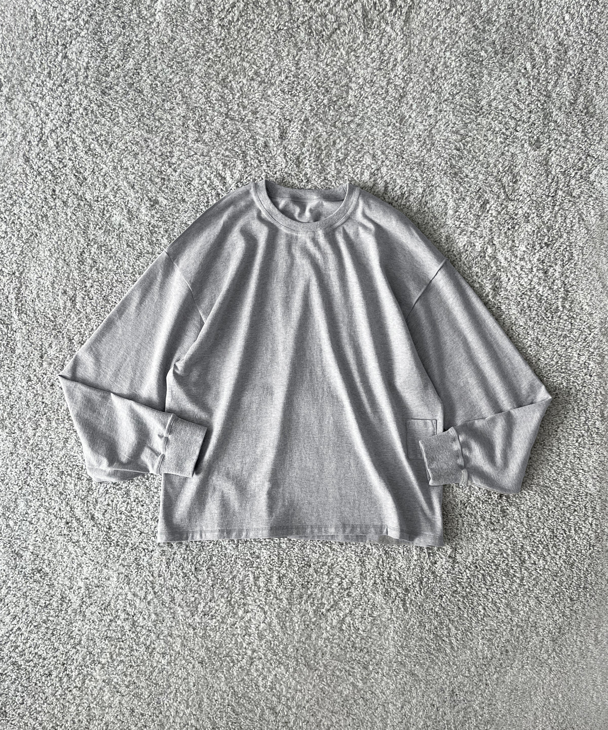 ABELIA EDOWARD GOUCHA Classic ls t-shirt "GREY"