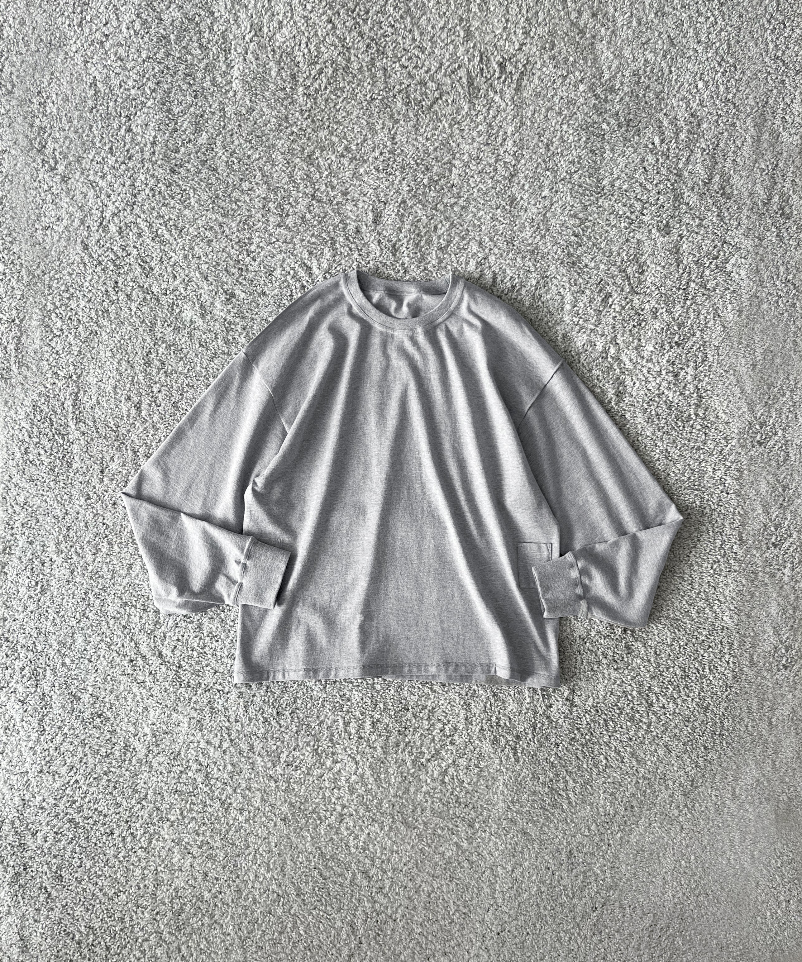 ABELIA EDOWARD GOUCHA Classic ls t-shirt "SUMI (CHARCOAL)"