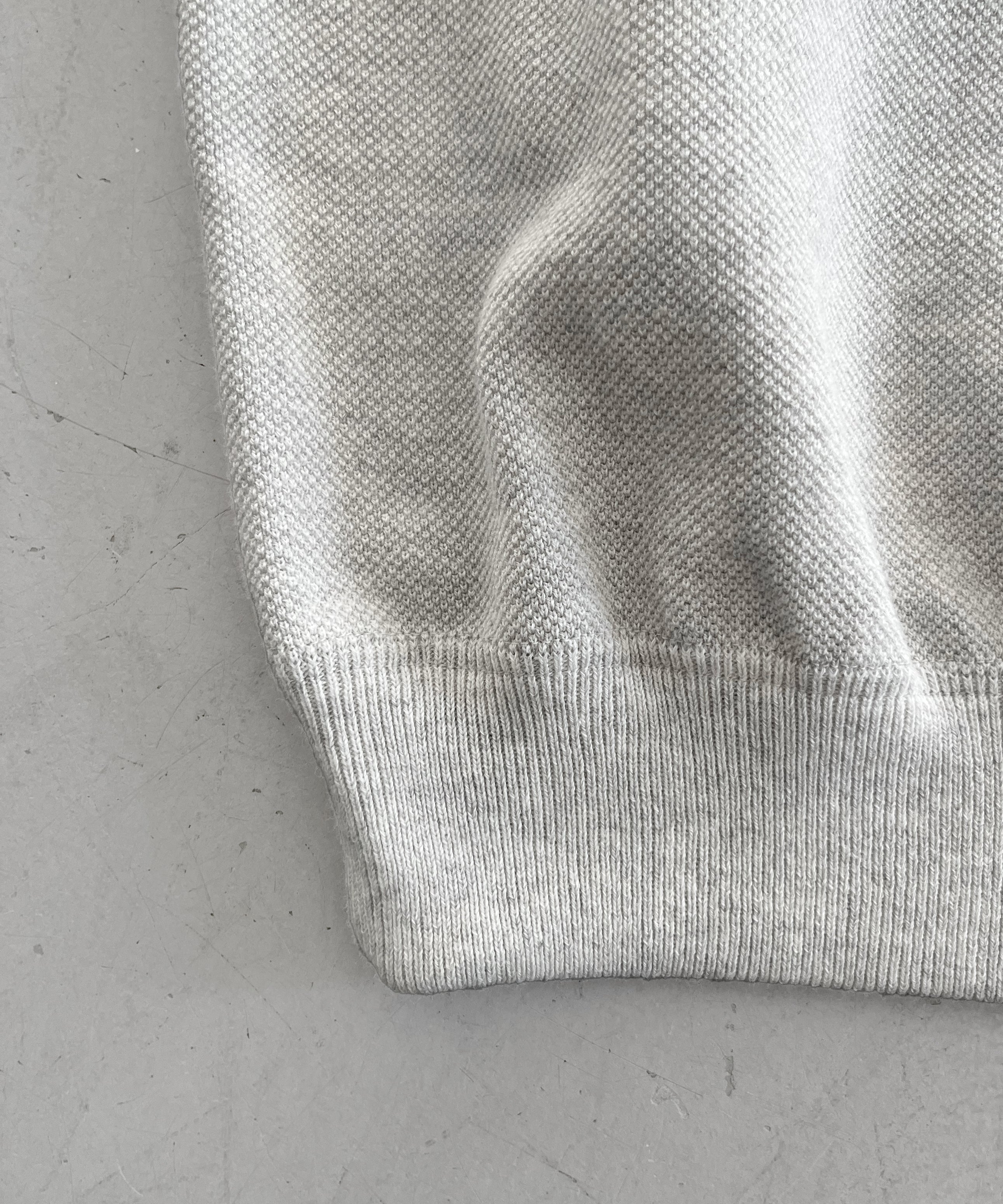 crepuscule Co/wo moss stitch skipper "L.GRAY"