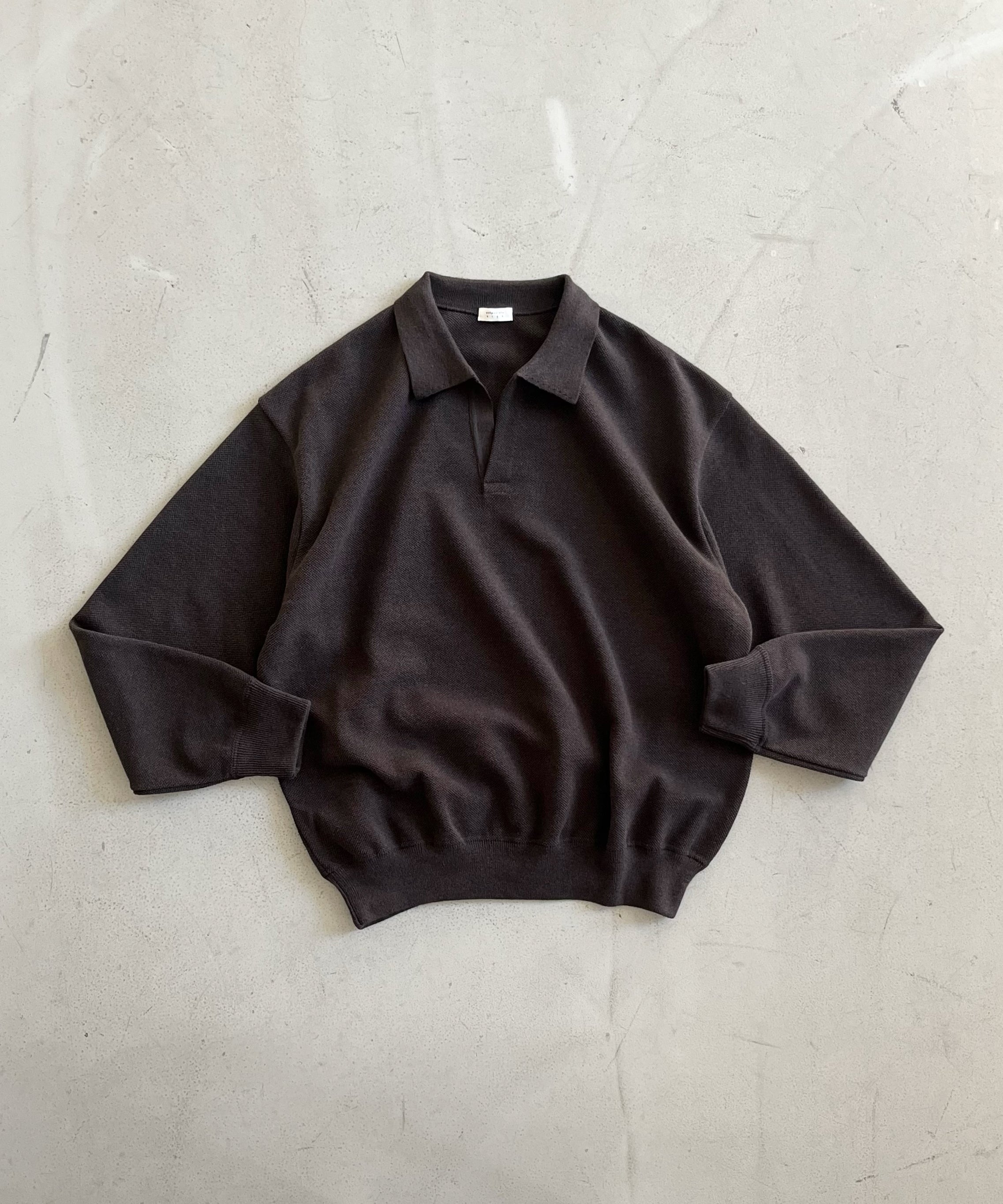 crepuscule Co/wo moss stitch skipper "L.GRAY"