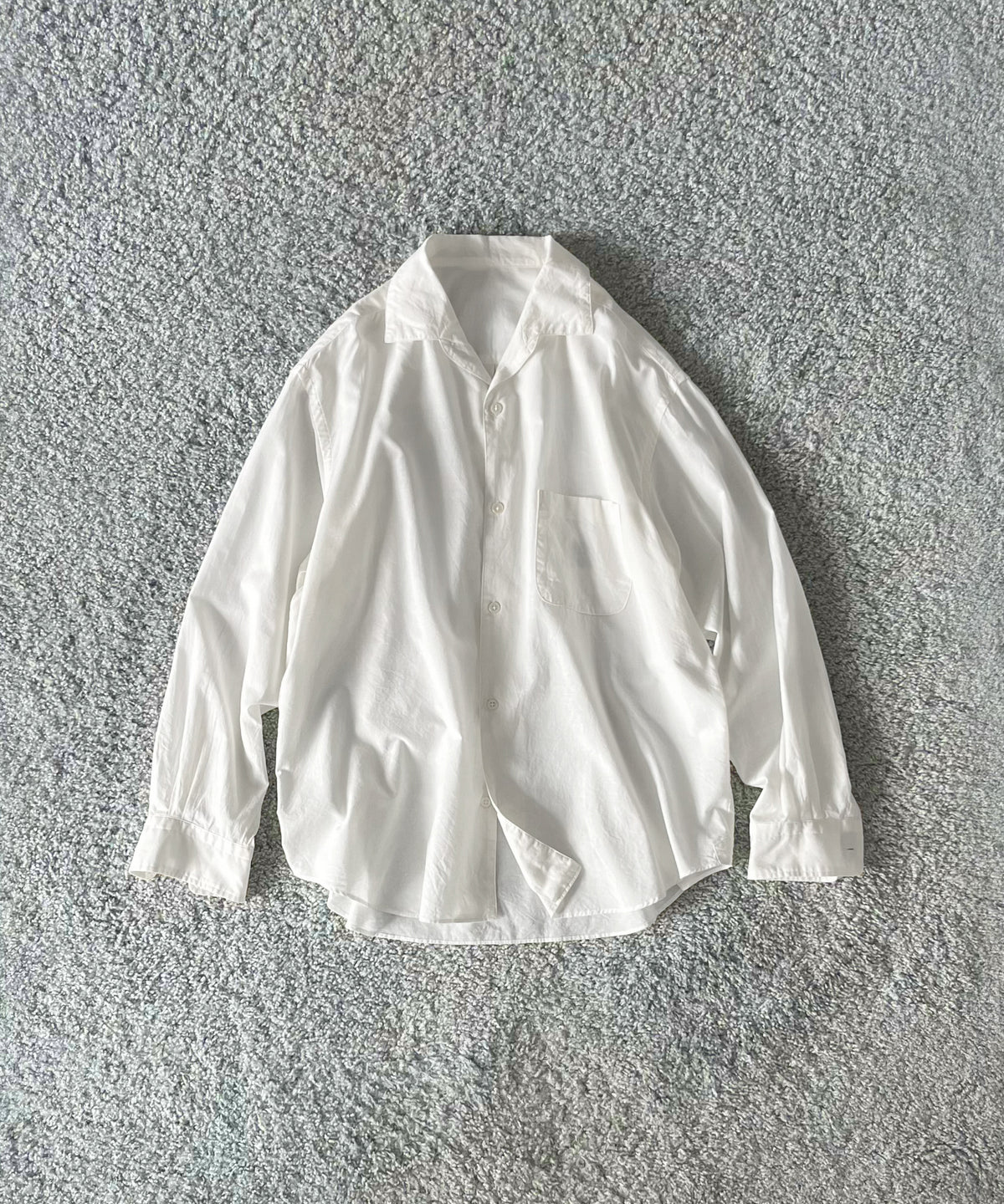 URU Italian collar l/s shirts a "WHITE"
