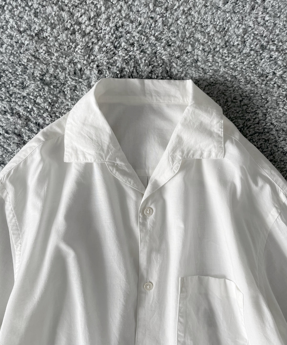 URU Italian collar l/s shirts a "WHITE"