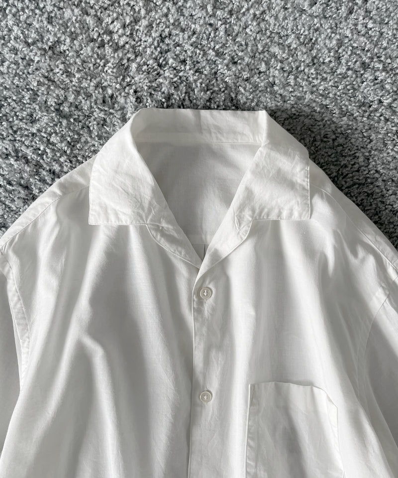 URU Italian collar l/s shirts a "WHITE"