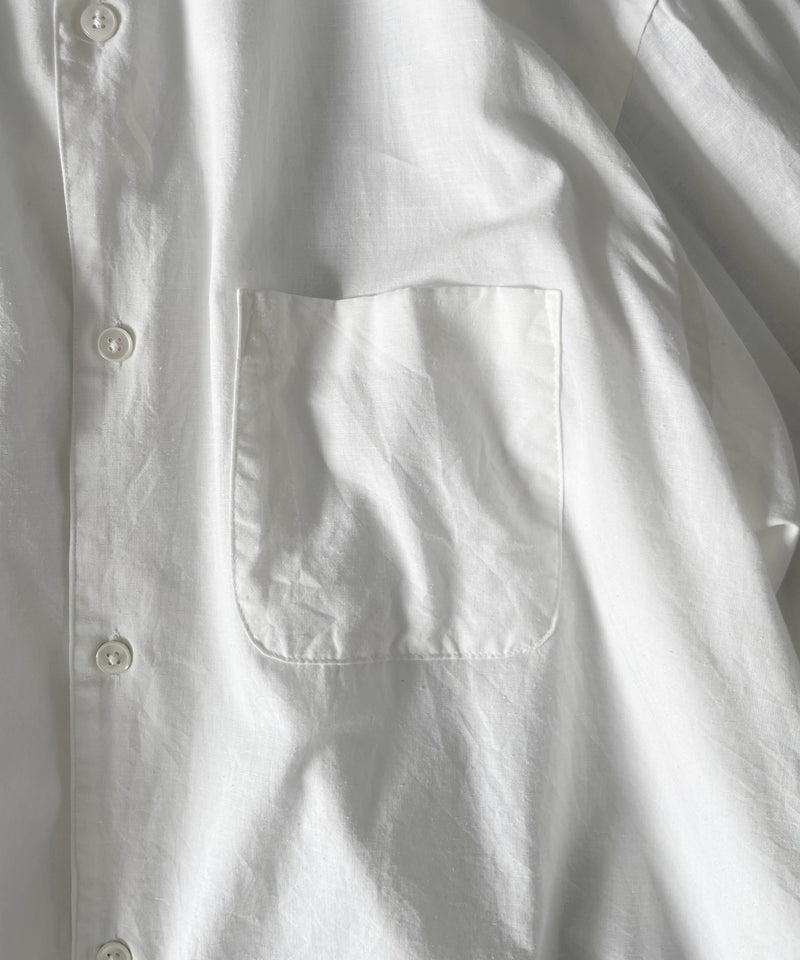 URU Italian collar l/s shirts a "WHITE"