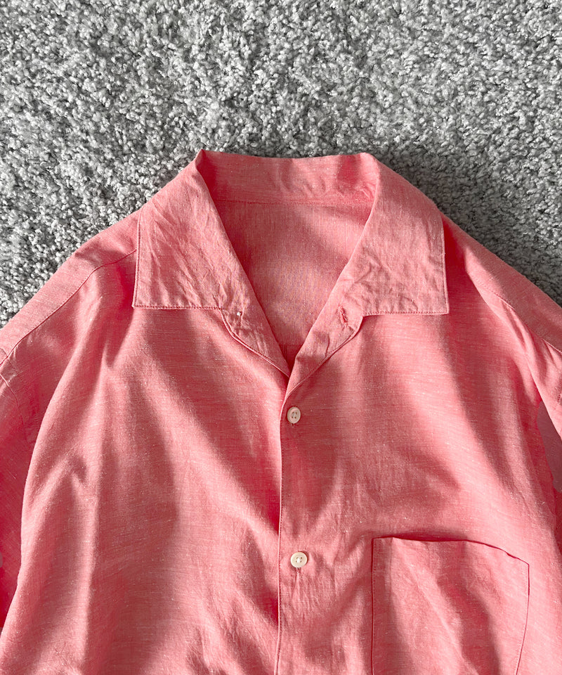 URU Italian collar l/s shirts a "RED"