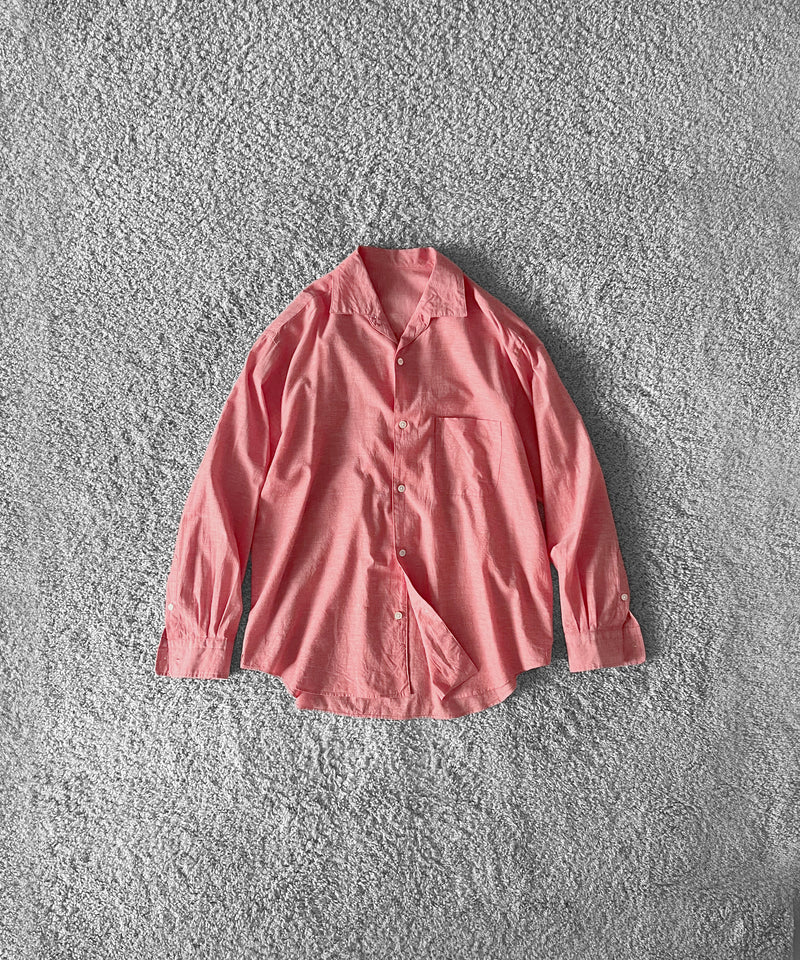 URU Italian collar l/s shirts a "RED"