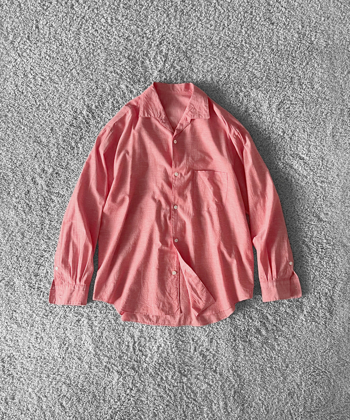 URU Italian collar l/s shirts a "WHITE"