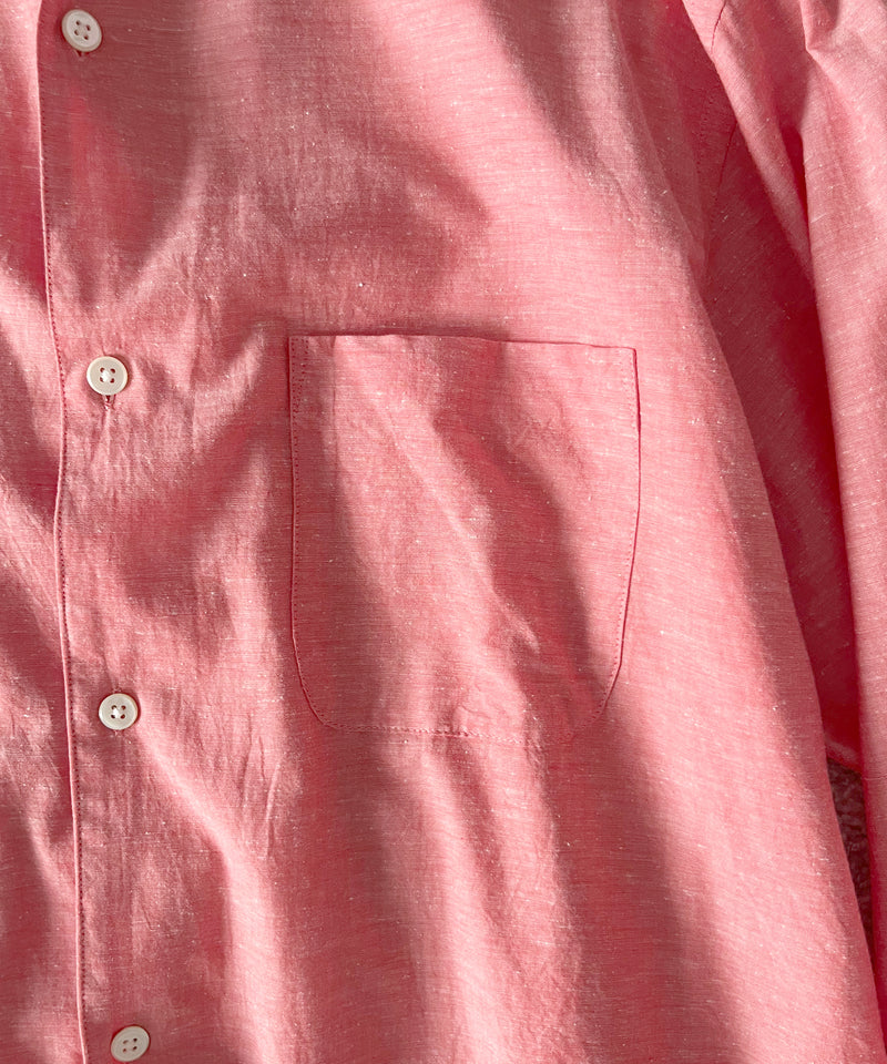 URU Italian collar l/s shirts a "RED"