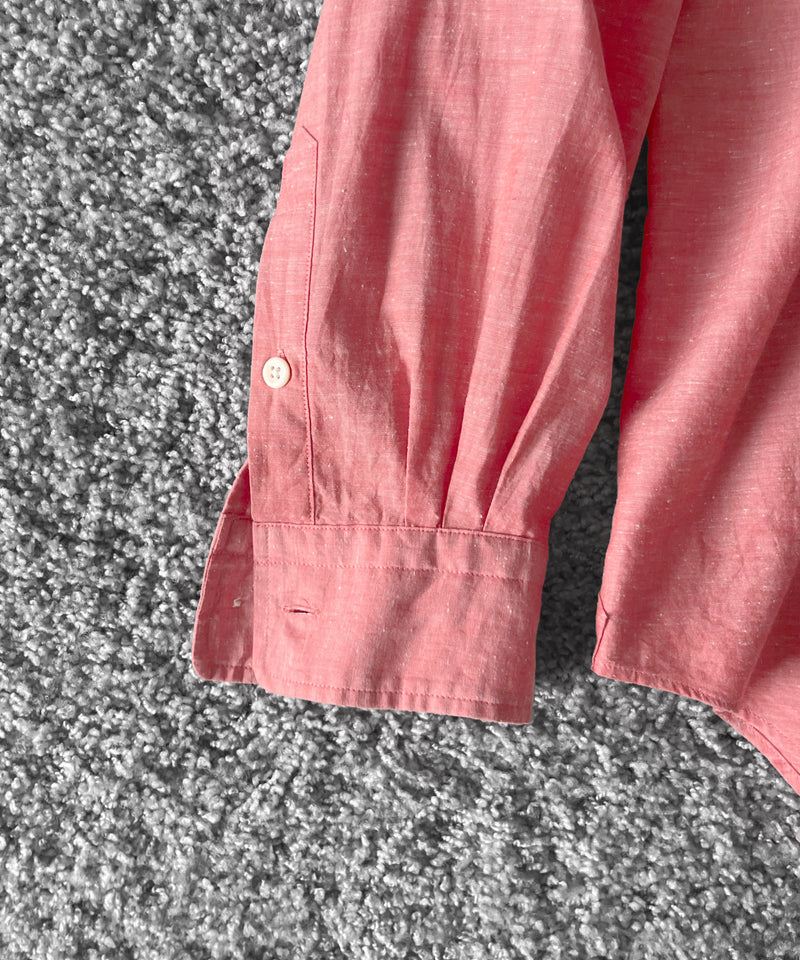 URU Italian collar l/s shirts a "RED"