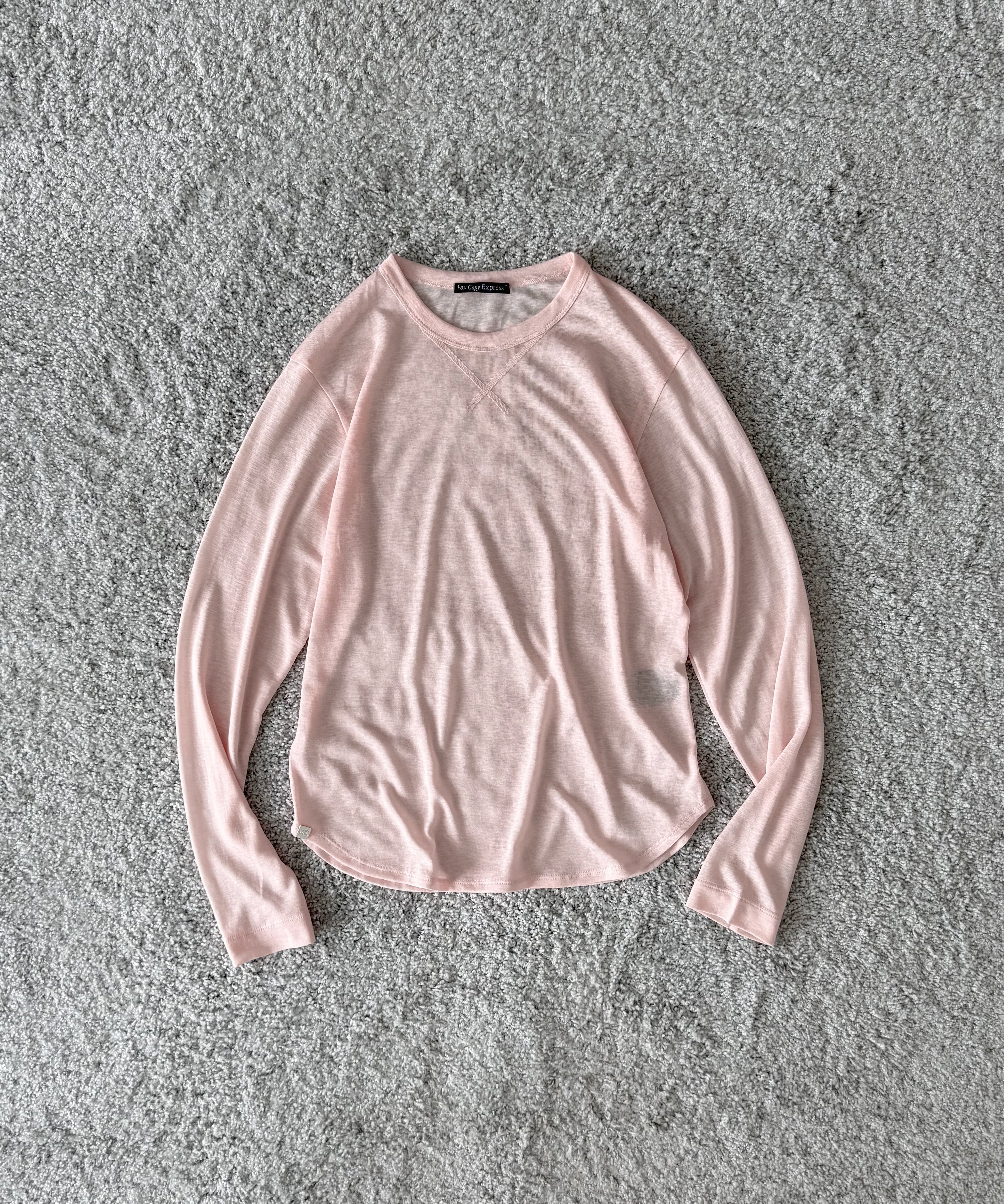 Fax Copy Express Afternoon stretch relaxed top "WHITE"