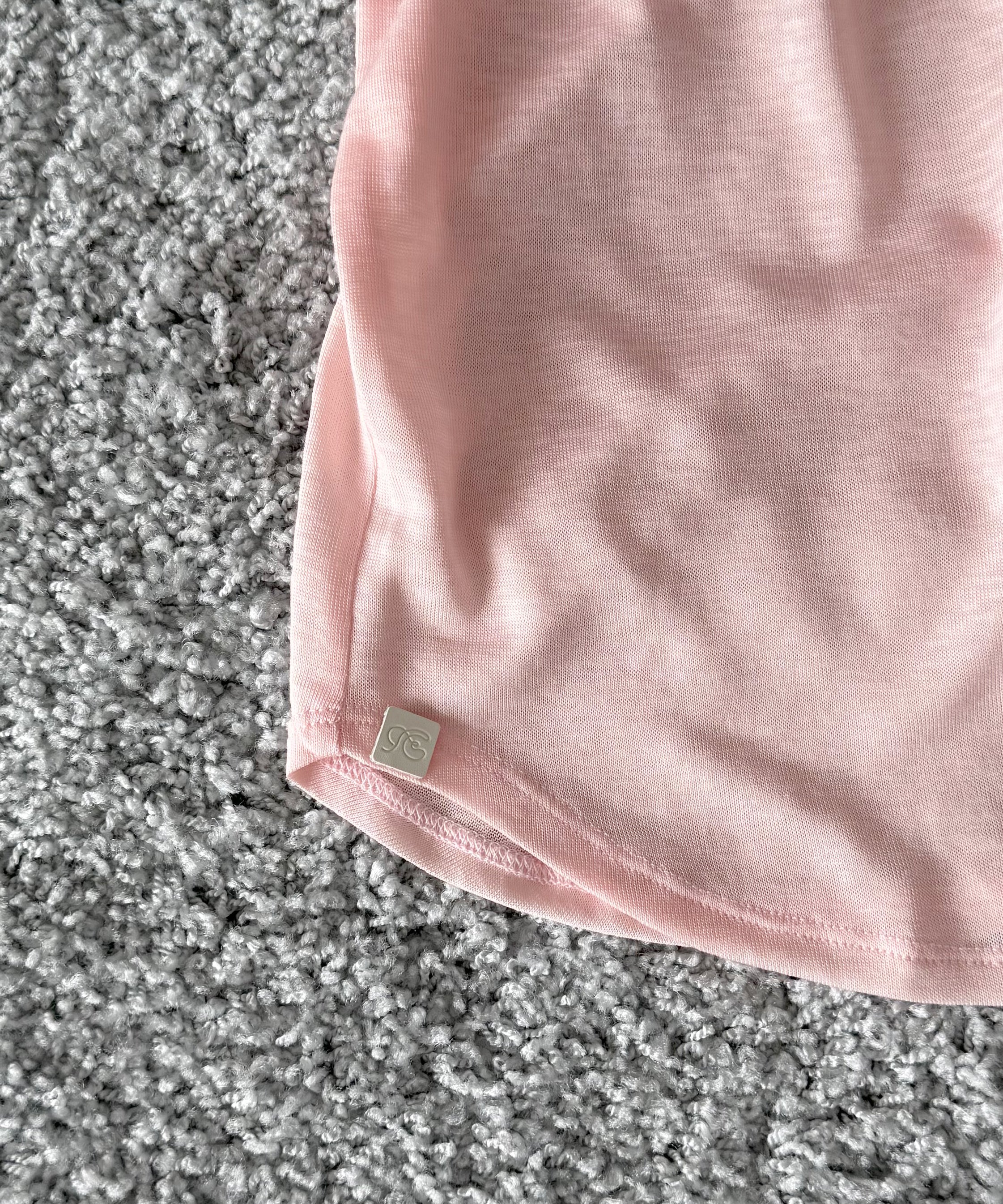 Fax Copy Express Afternoon stretch relaxed top "PINK"