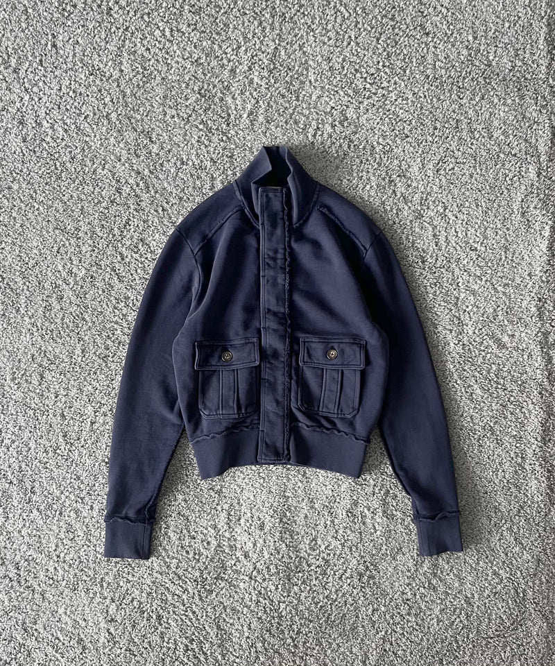 entire studios Supply track jacket "WASHED BLACK"