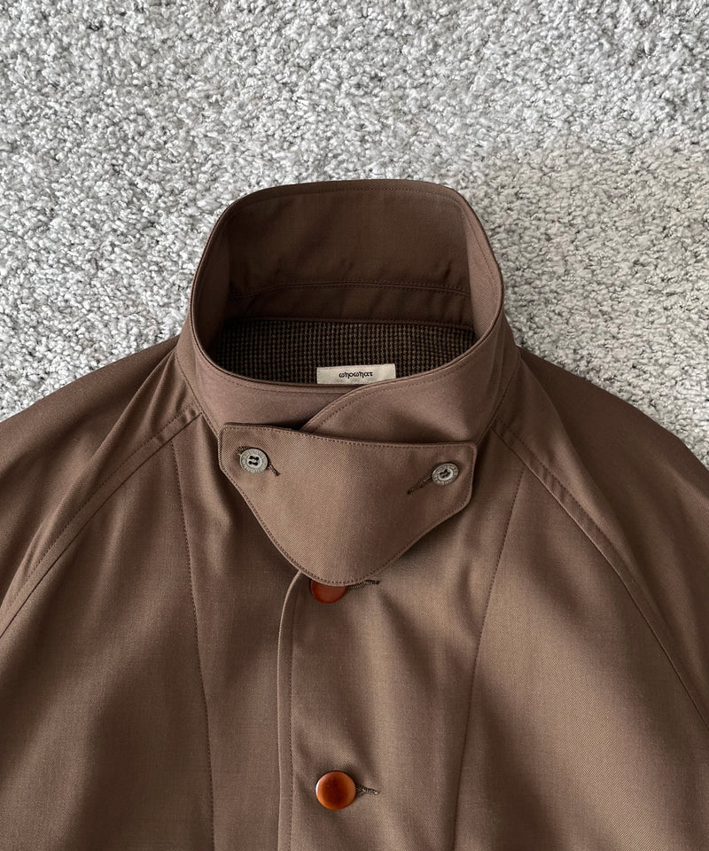 WHOWHAT Motorcycle coat "BROWN"