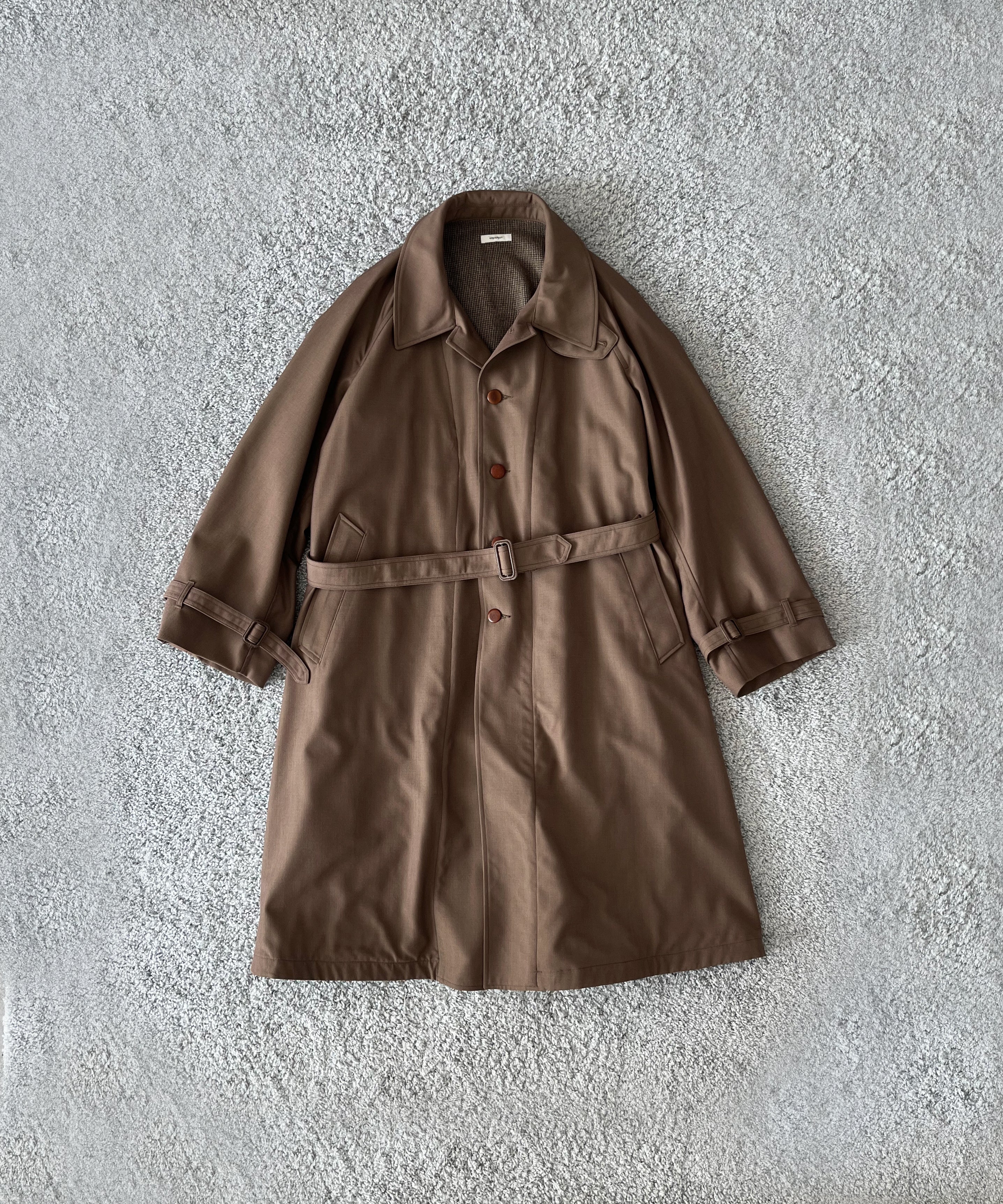WHOWHAT Motorcycle coat "BROWN"