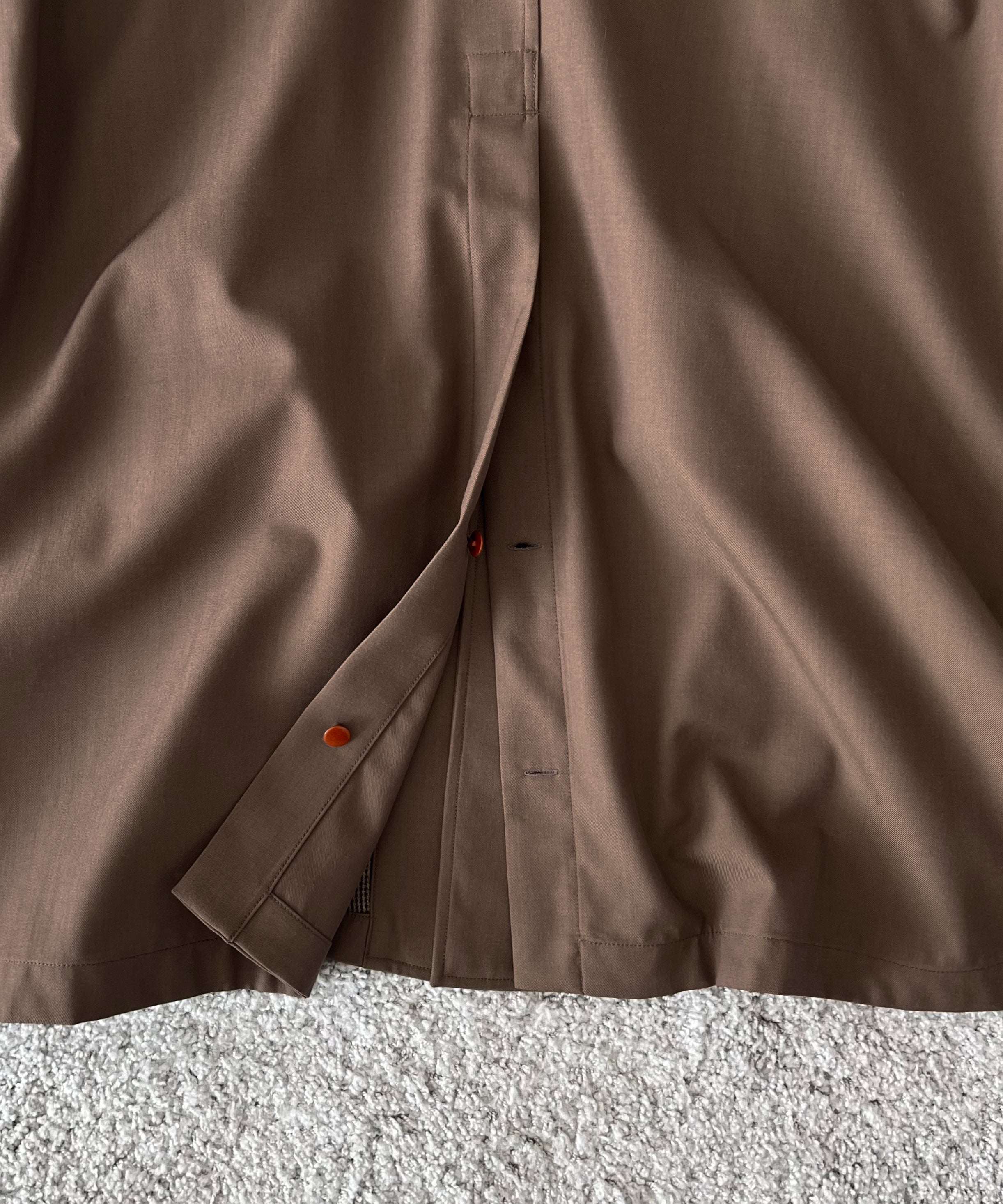 WHOWHAT Motorcycle coat "BROWN"