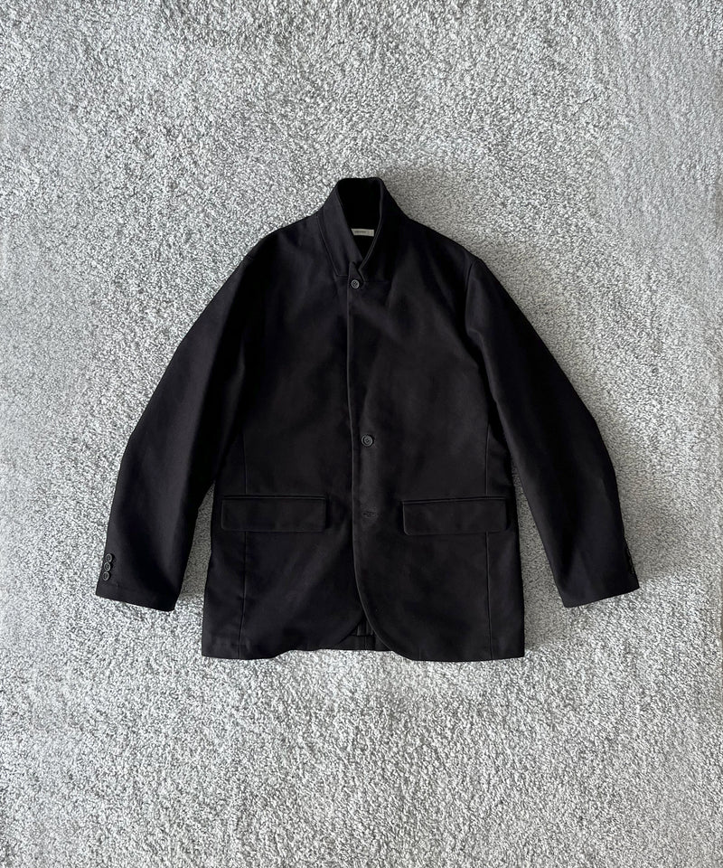 WHOWHAT Mole skin tailored jacket "BLACK"