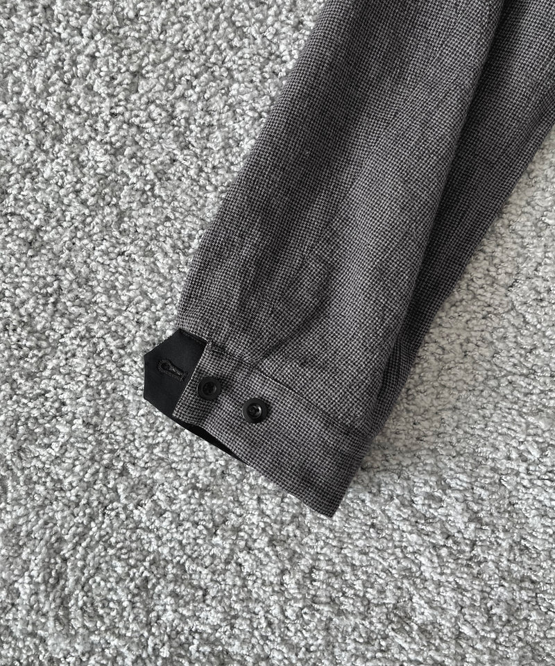WHOWHAT Reversible blouson "BLACK×GRAY BLACK"
