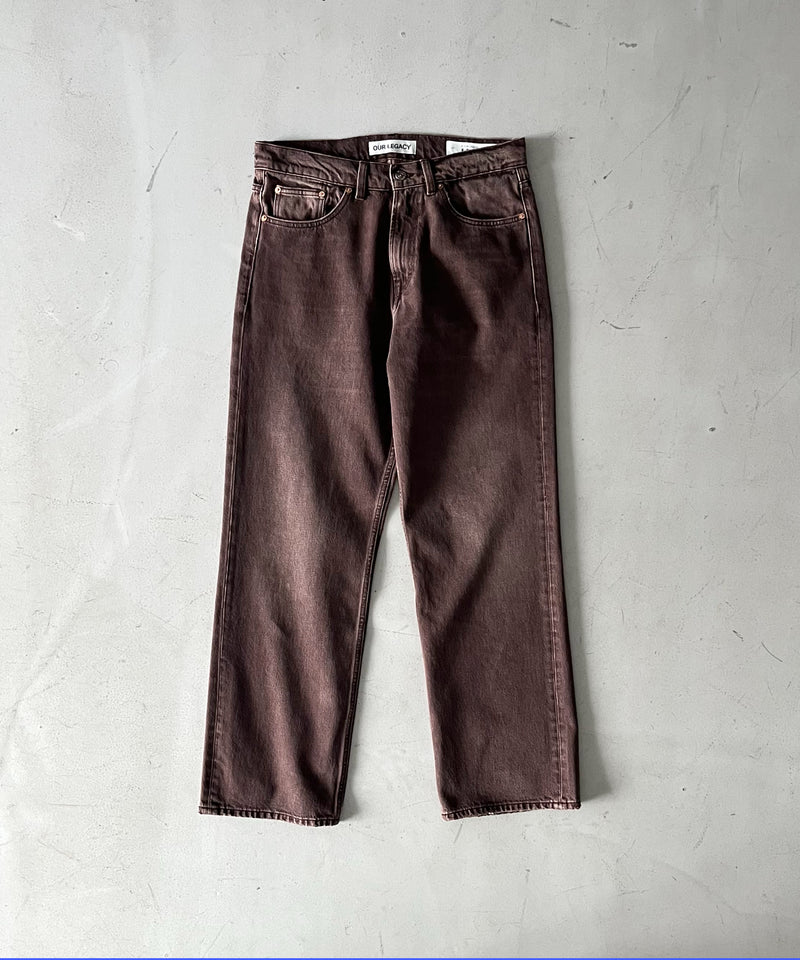 OUR LEGACY Third cut "OVERDYED CHOCO MELON"