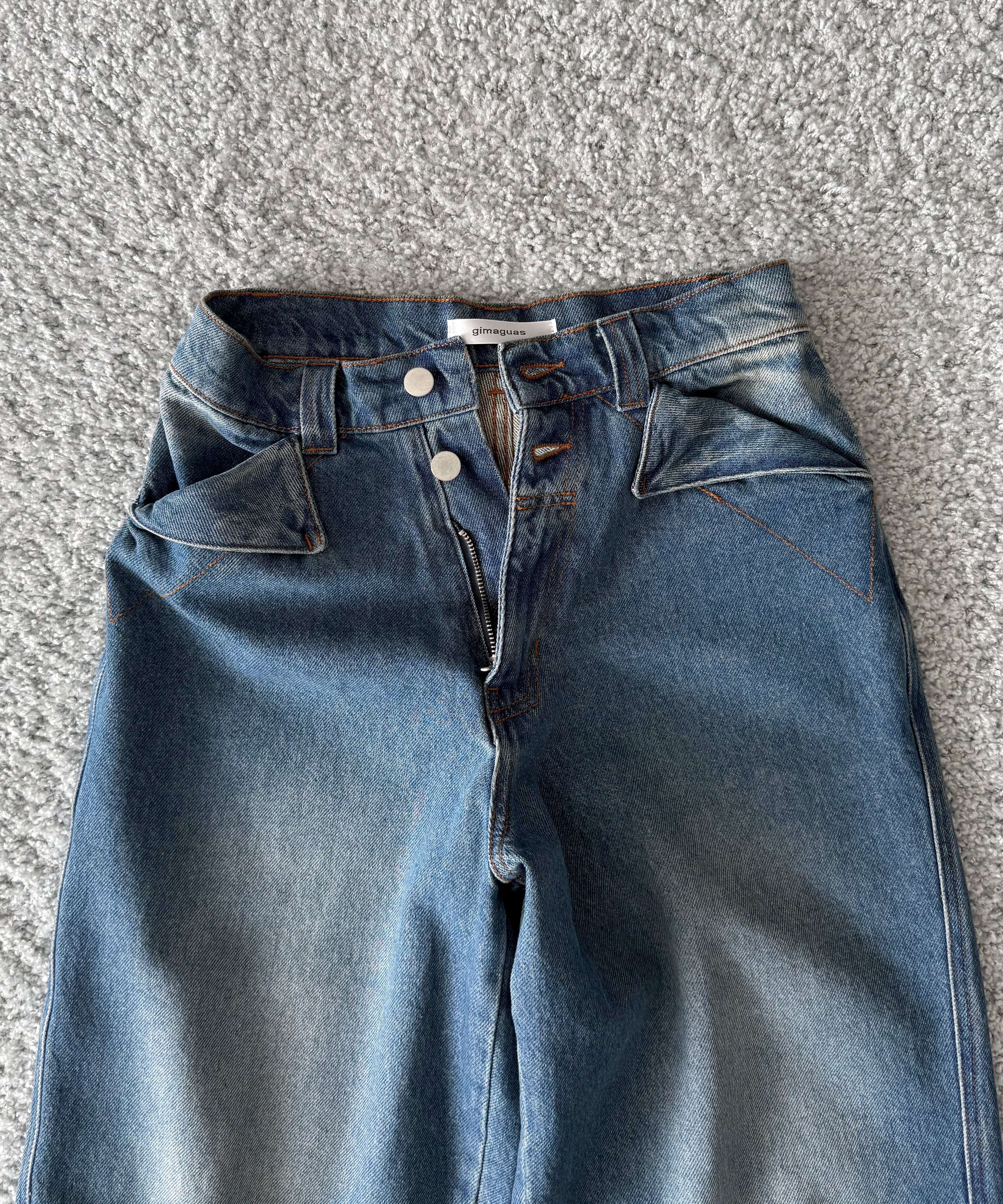 Gimaguas Back trousers "DARK BLUE"