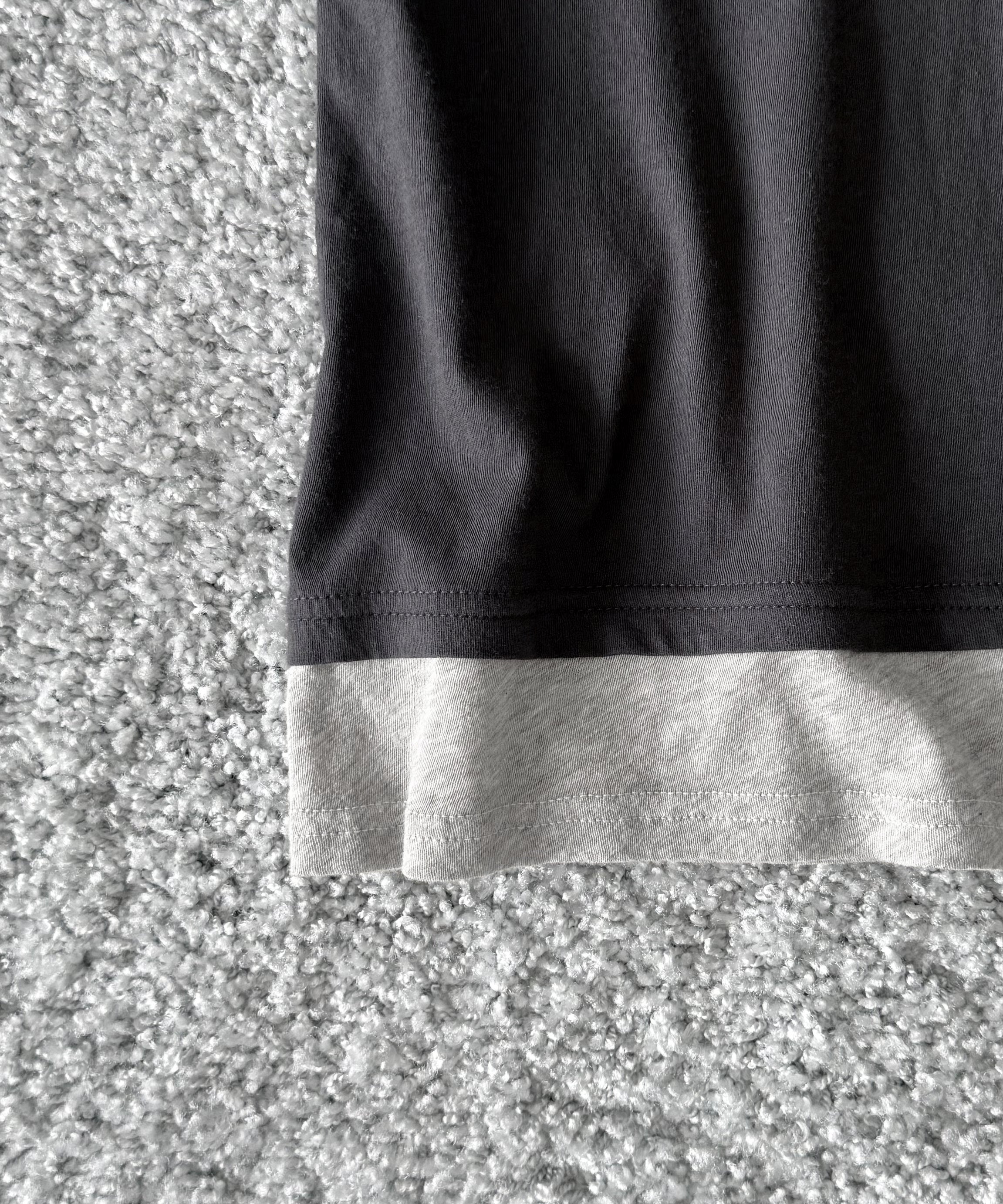 Gimaguas Ricardo 2layeres t-shirt "BLACK-GREY"