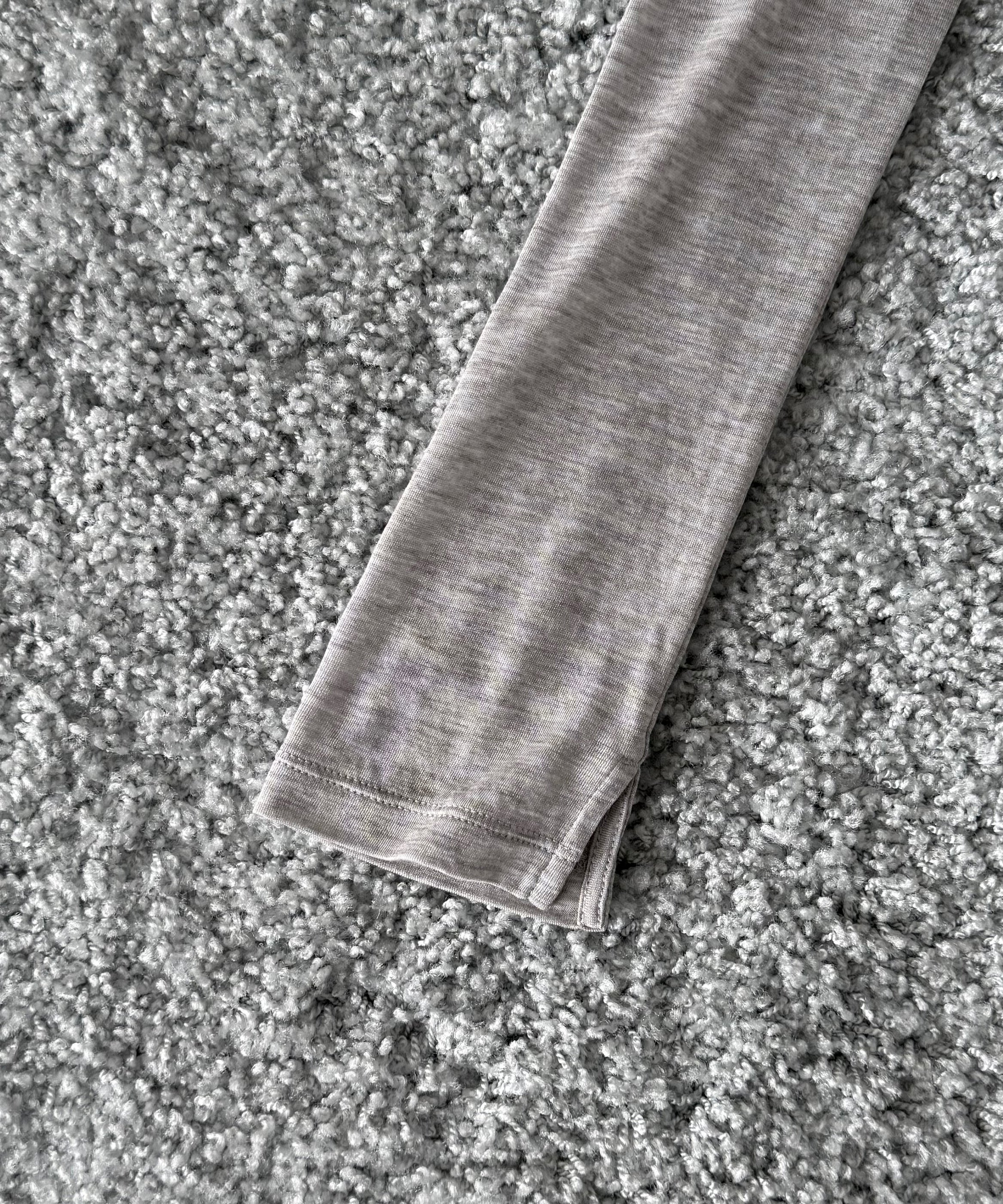 Fax Copy Express Afternoon stretch henley top "LIGHT GREY"