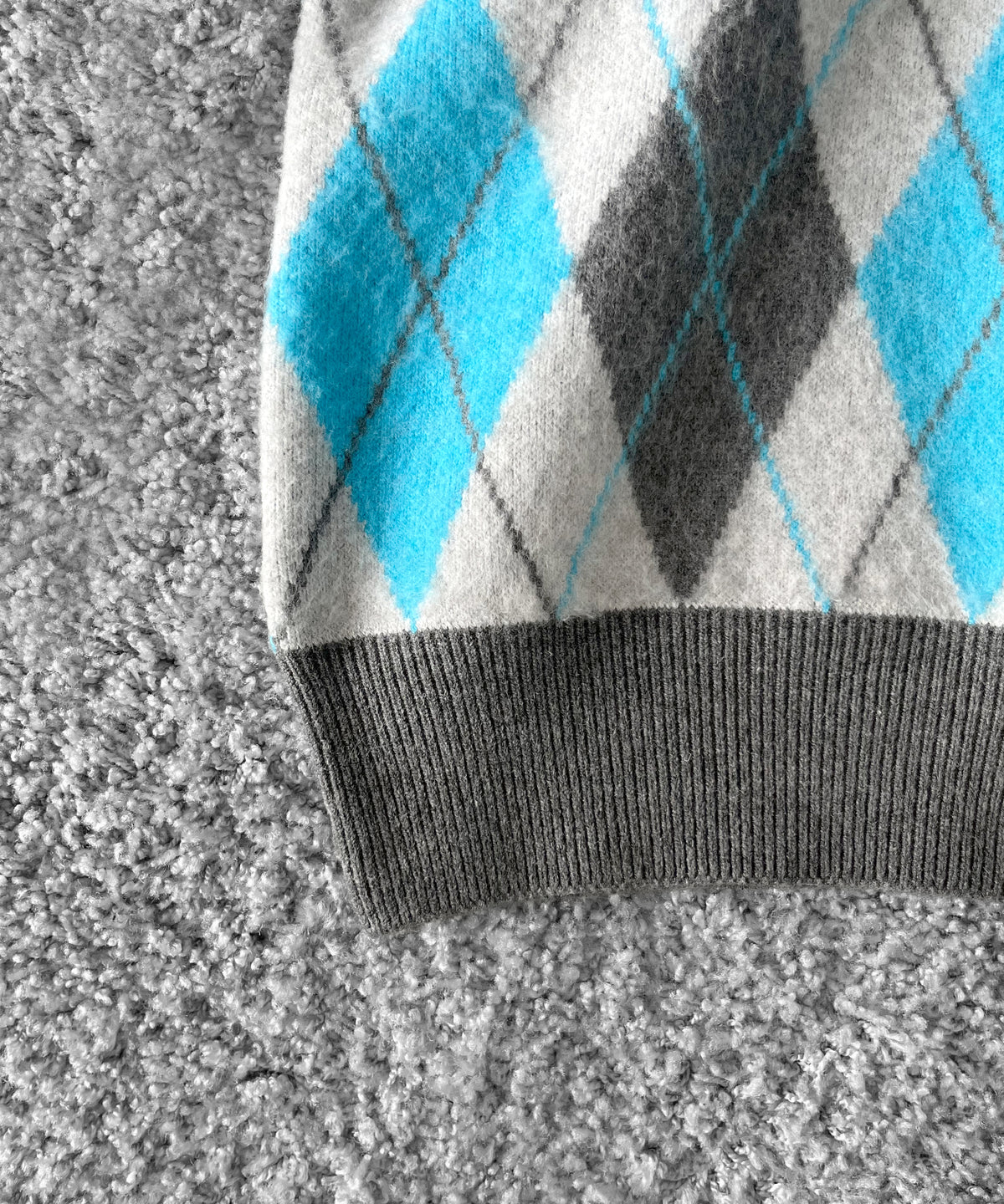 【Pre order】KAIKO Domestic knit polo shirt "FIGURE BLUE"